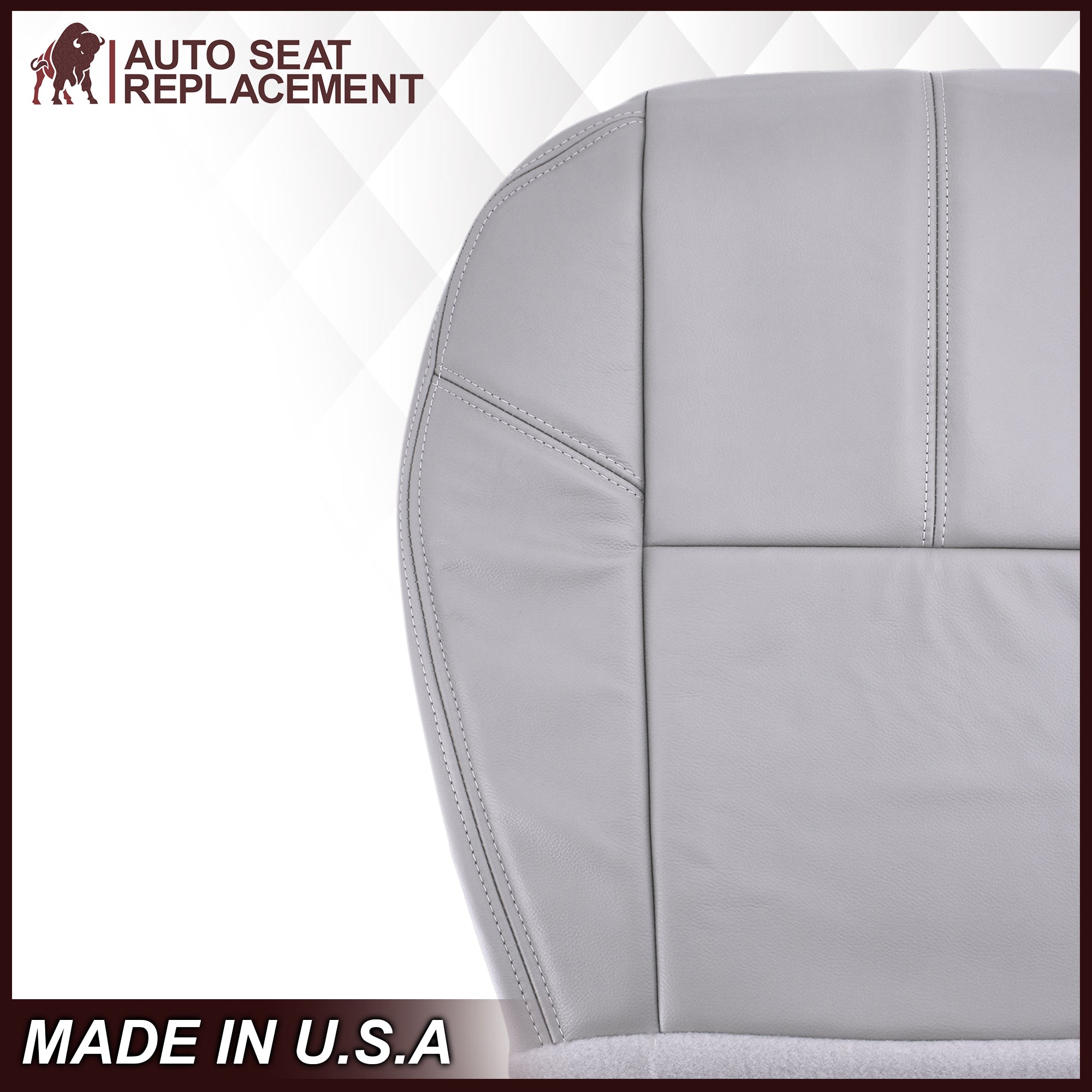 2007-2014 Chevy Tahoe Suburban Custom Fit Seat Covers - Premium Gray Car Seat Protectors for SUV & Truck | Perfect for Road Trips, Camping & Daily Commute