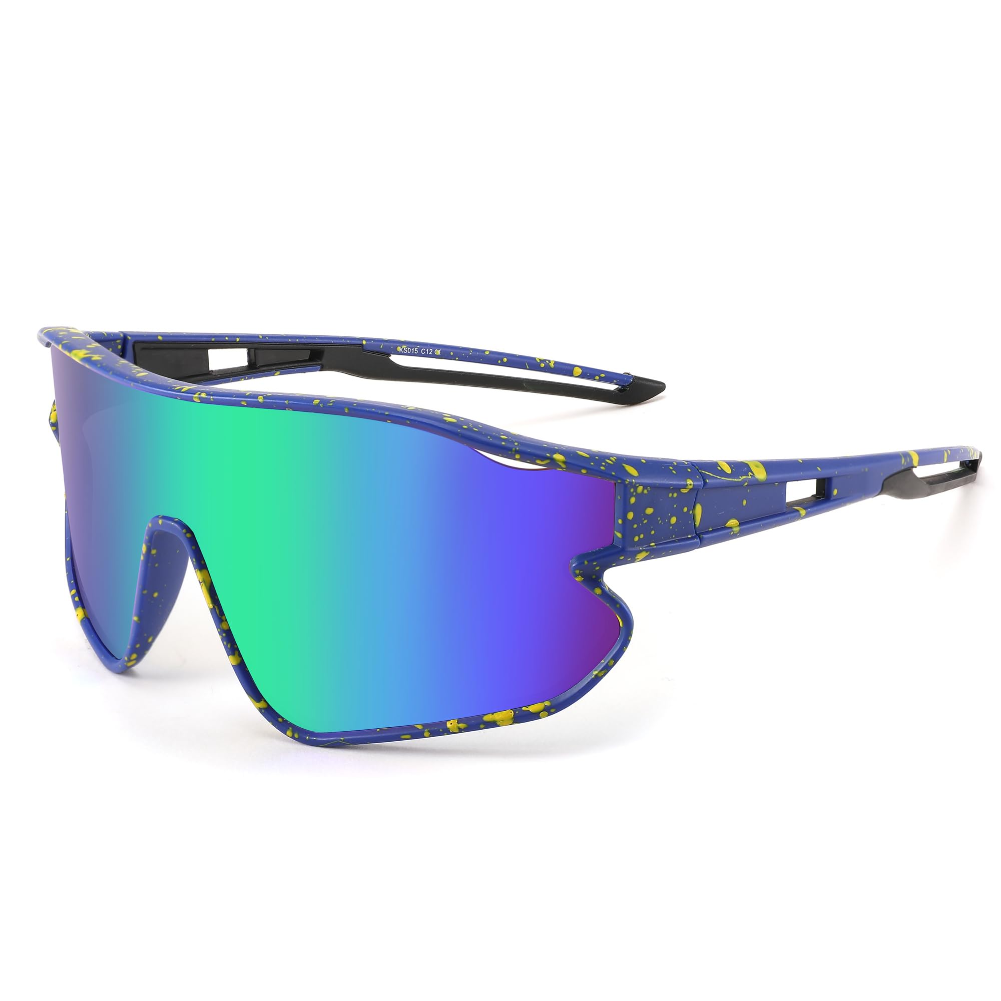 FEISEDY Unisex Youth Sunglasses UV400 Protection - Baseball Tennis Cycling Sports Shades for Boys & Girls - Perfect for Outdoor Activities, Beach, and Driving B4064