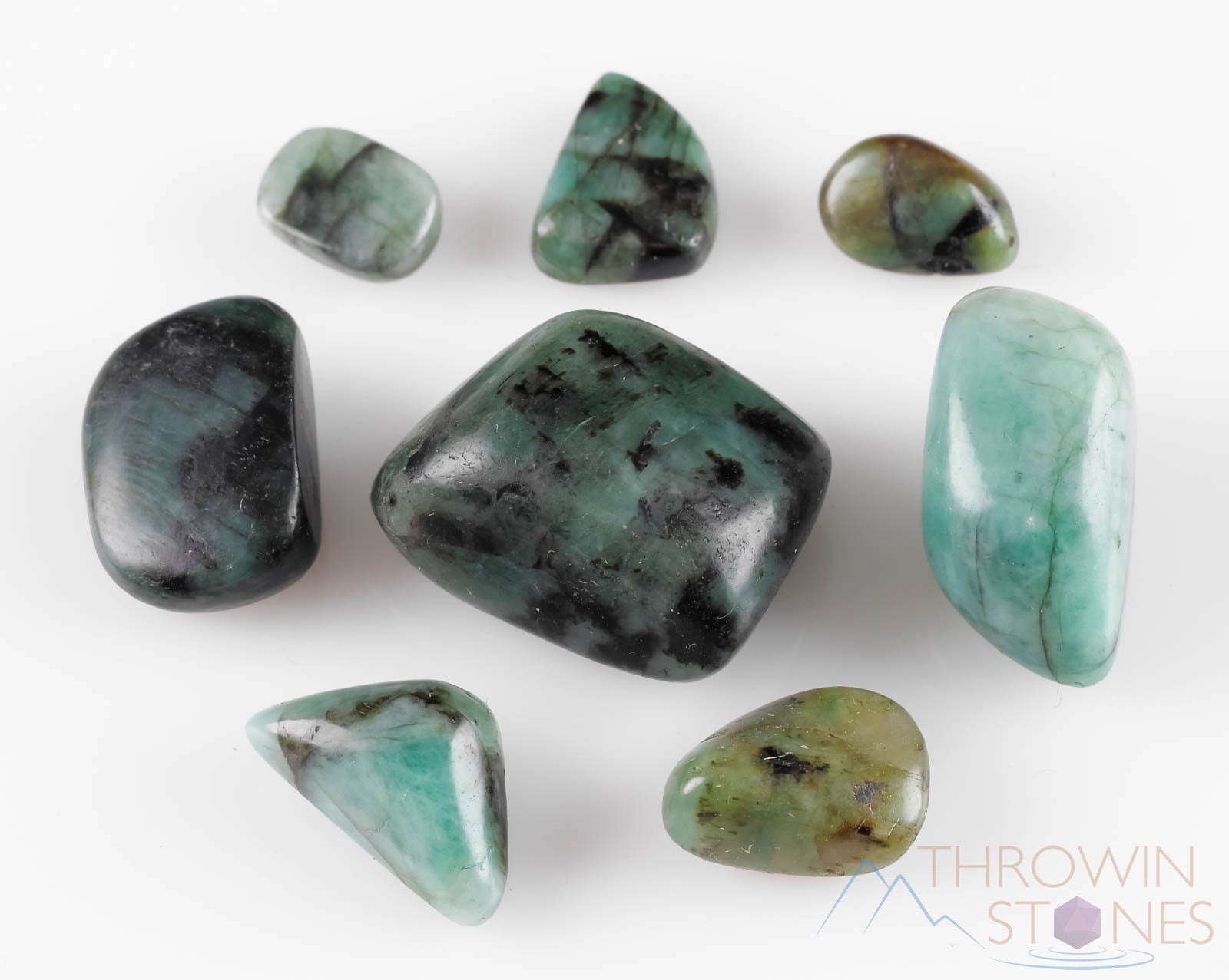 EMERALD Tumbled Stones - Natural Healing Crystals for Birthstone Jewelry, Meditation & Self Care (E0318) | Perfect for Chakra Balancing, Home Decor & Spiritual Gifts