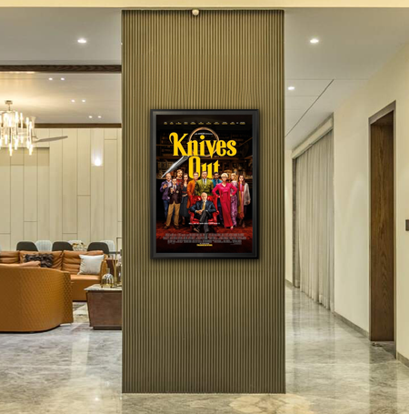 27x40 Movie Poster Frame - Metal Framed, Swing Open Display with 5 Finish Options | Perfect for Home Theater, Cinema Room Decor & Movie Memorabilia Display