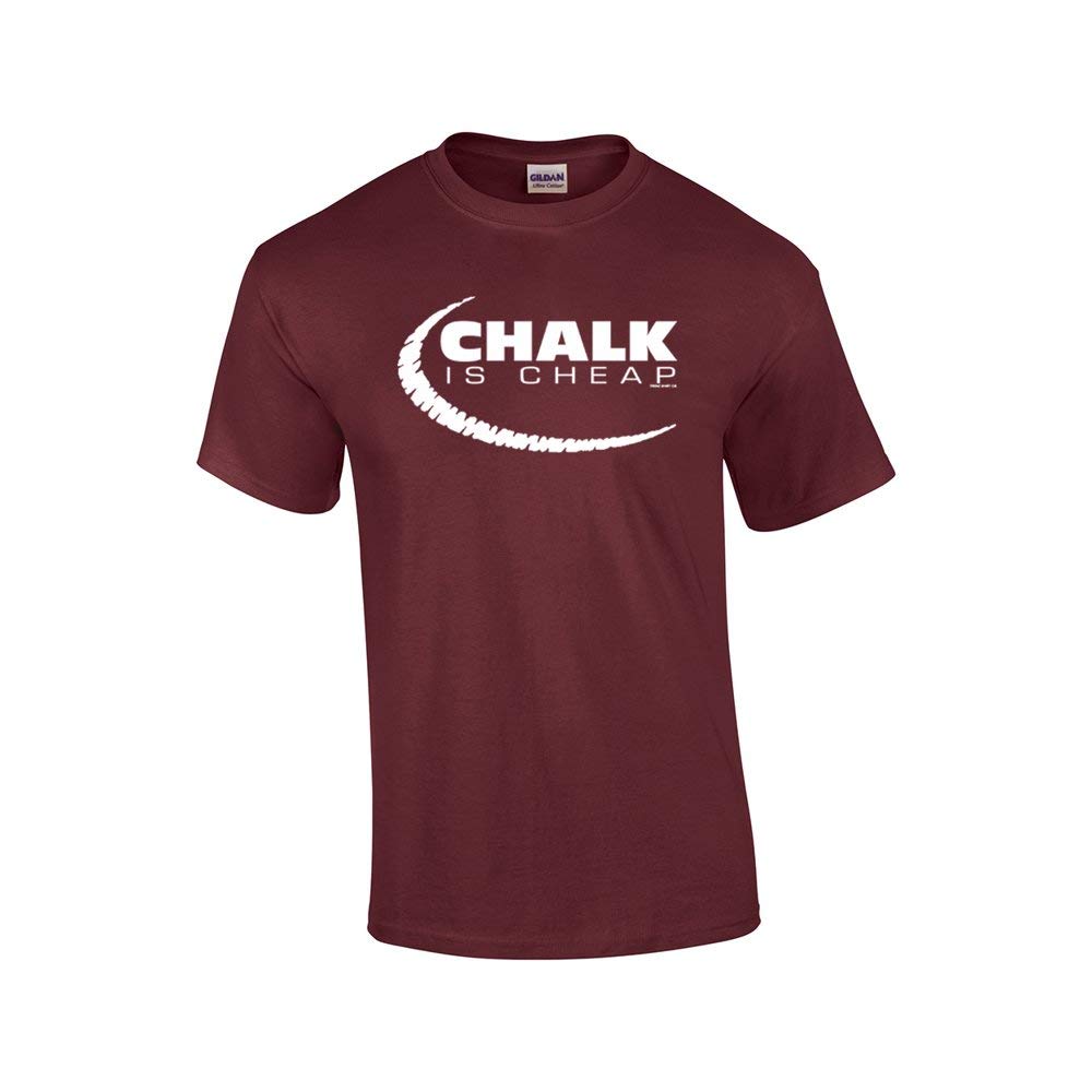 Funny Billiards Pool Player Chalk T-Shirt - Humorous 8 Ball 9 Ball League Team Sarcastic Tee for Men (Maroon, 5XL) - Perfect for Casual Wear, Pool Parties & Bar Nights