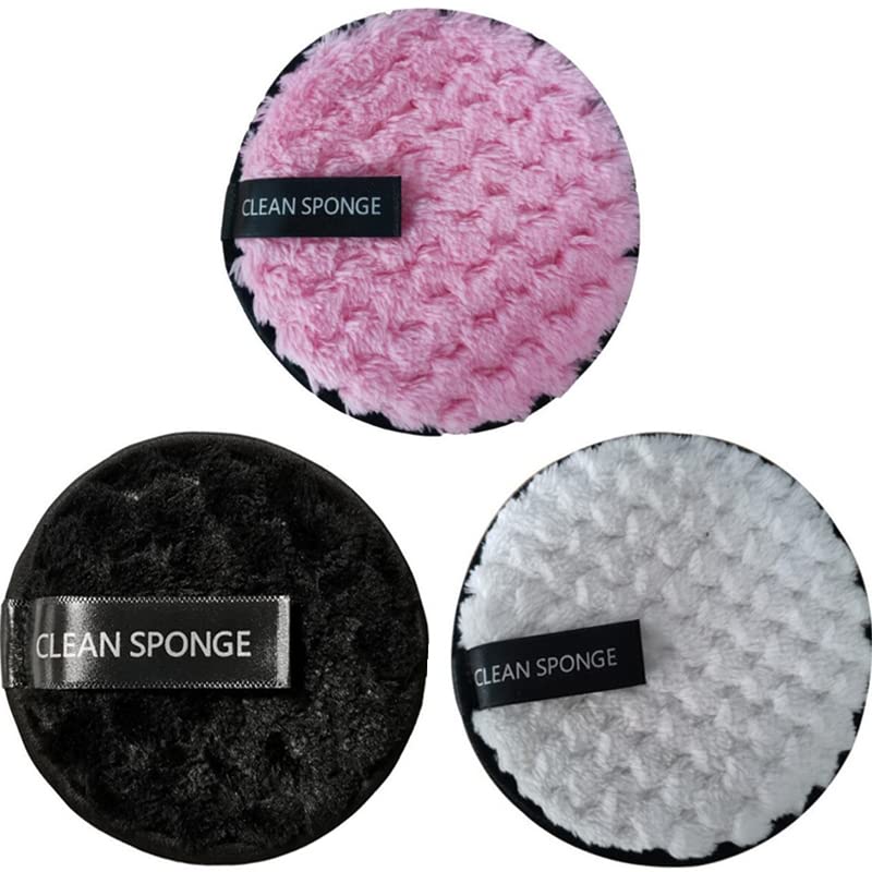 1-2 Pack Reusable Makeup Remover Towels - Washable Cotton Pads for Gentle Skin Cleansing - Eco-Friendly Makeup Wipes for Face & Eye Makeup Removal - Perfect for Travel, Gym & Daily Skincare Routine