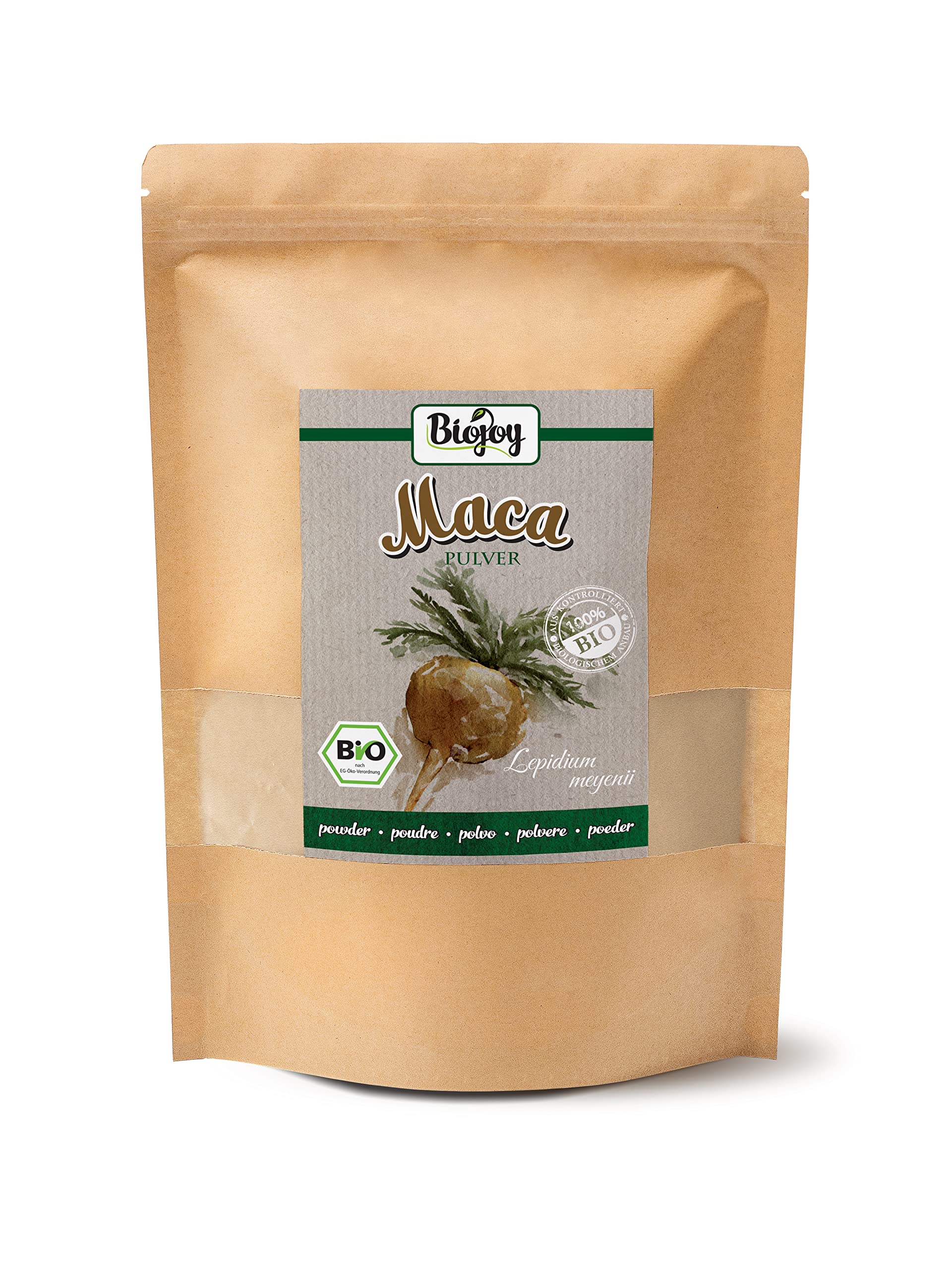 Organic Maca Powder 1kg (2.2lb) - Peruvian Lepidium Meyenii Root, 100% Pure & Additive-Free - Energy Booster for Smoothies, Baking & Natural Wellness