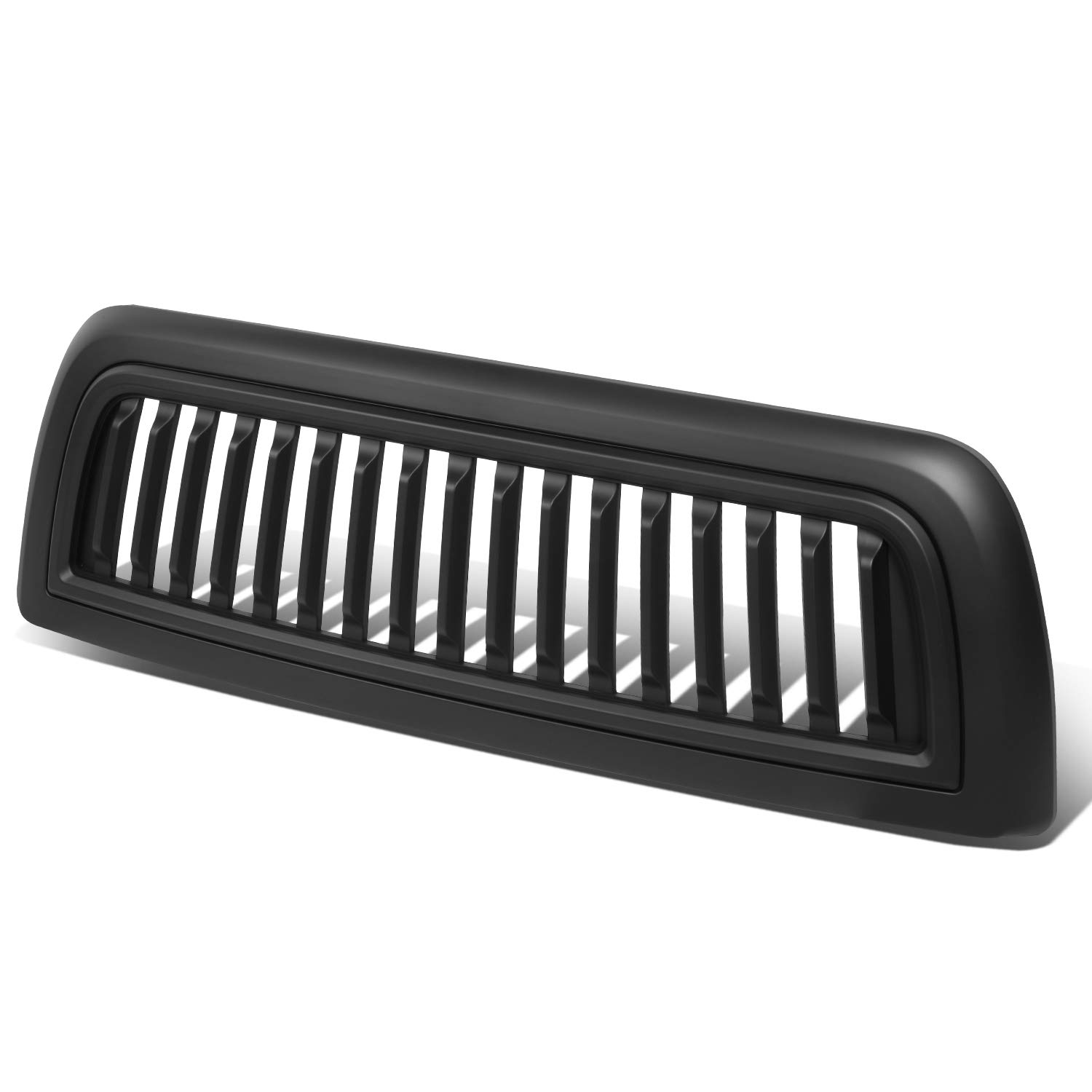 Auto Dynasty Matte Black Badgeless Vertical Slat Front Bumper Grille for Ram 2500 3500 DS/DJ/D2 (2010-2018) | Aggressive Style Upgrade for Trucks & Off-Road Adventures