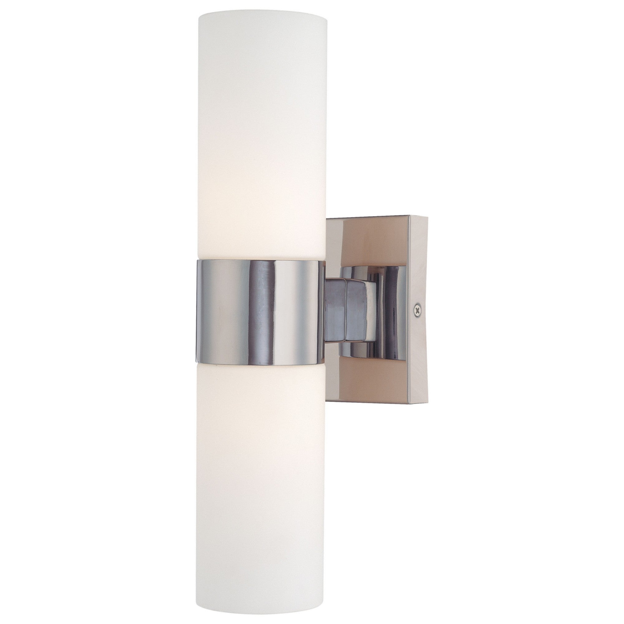 14 Inch Chrome Armed Wall Sconce Light Fixture - Modern Bathroom Vanity Lighting for Bedroom, Hallway & Entryway