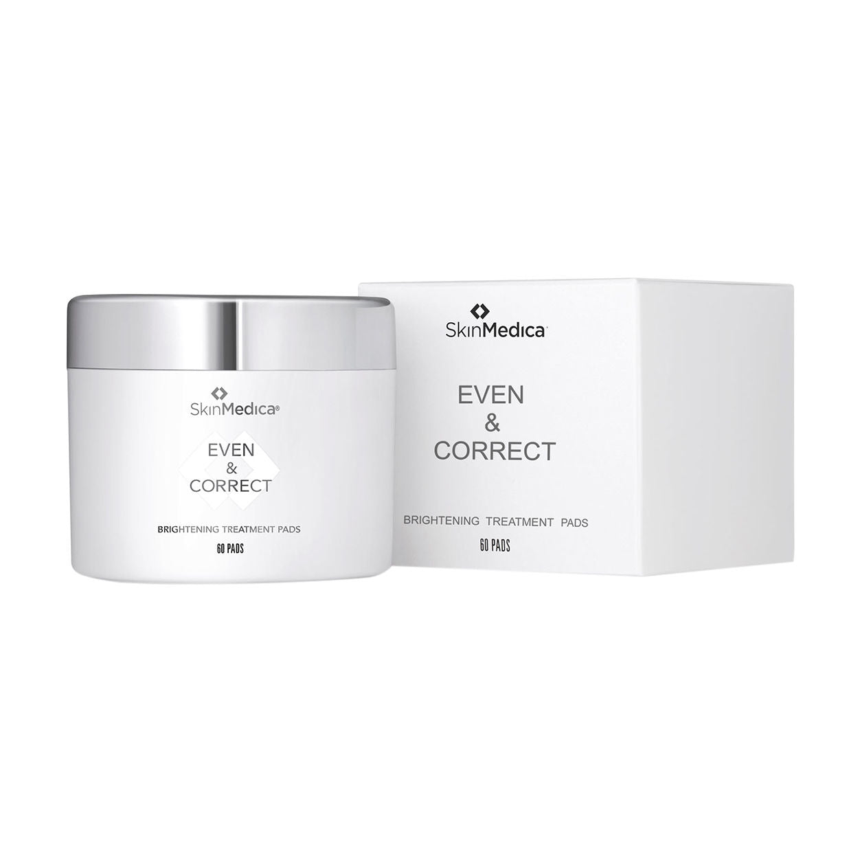 Even & Correct Brightening Treatment Pads - Exfoliating & Brightening Facial Pads for Dark Spots & Uneven Skin Tone | Perfect for Daily Skincare Routine & Glowing Complexion