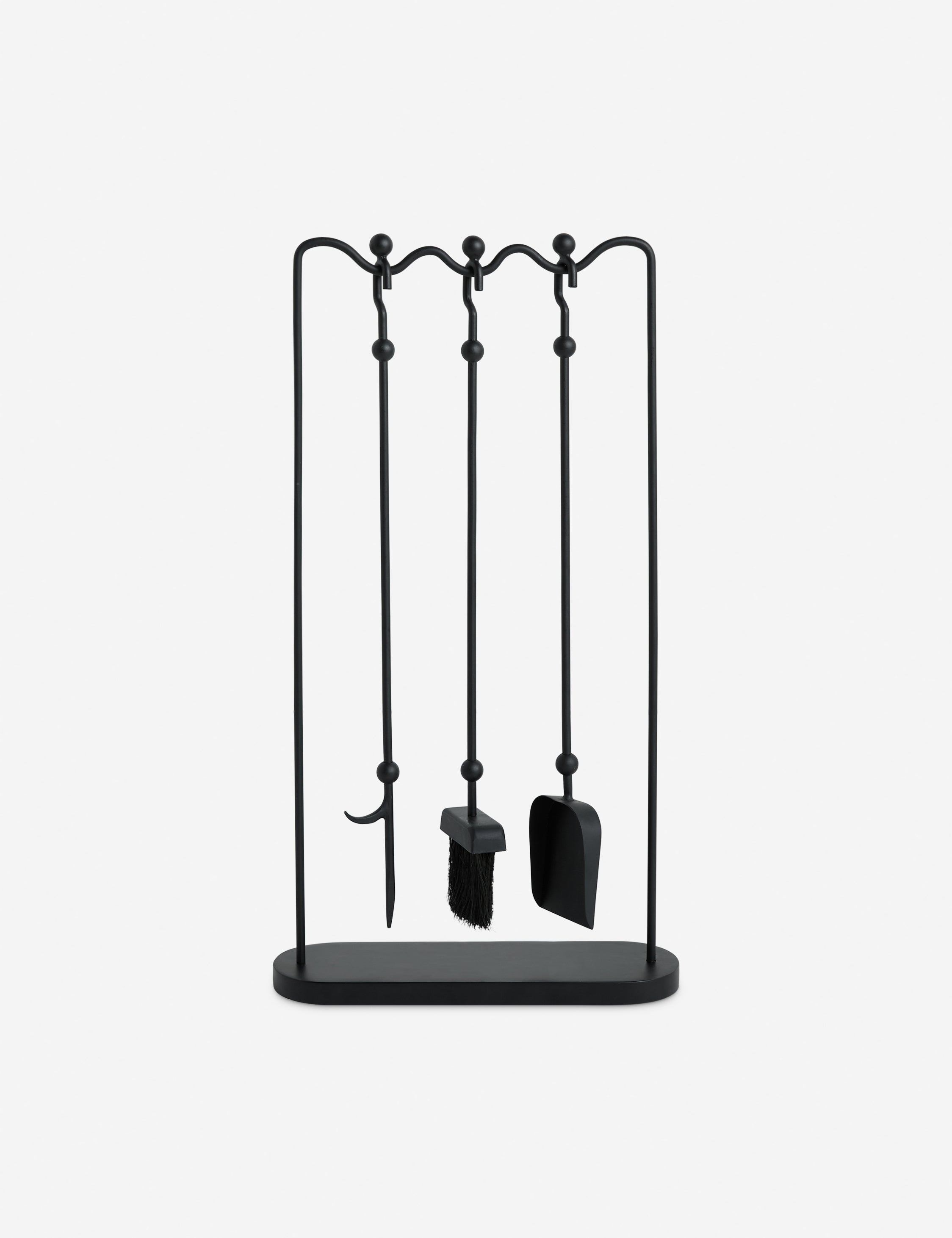 Este Fireplace Tools Set by Sarah Sherman Samuel - Premium Fireplace Accessories for Indoor & Outdoor Use - Perfect for Fire Pits, Fireplaces, and Camping
