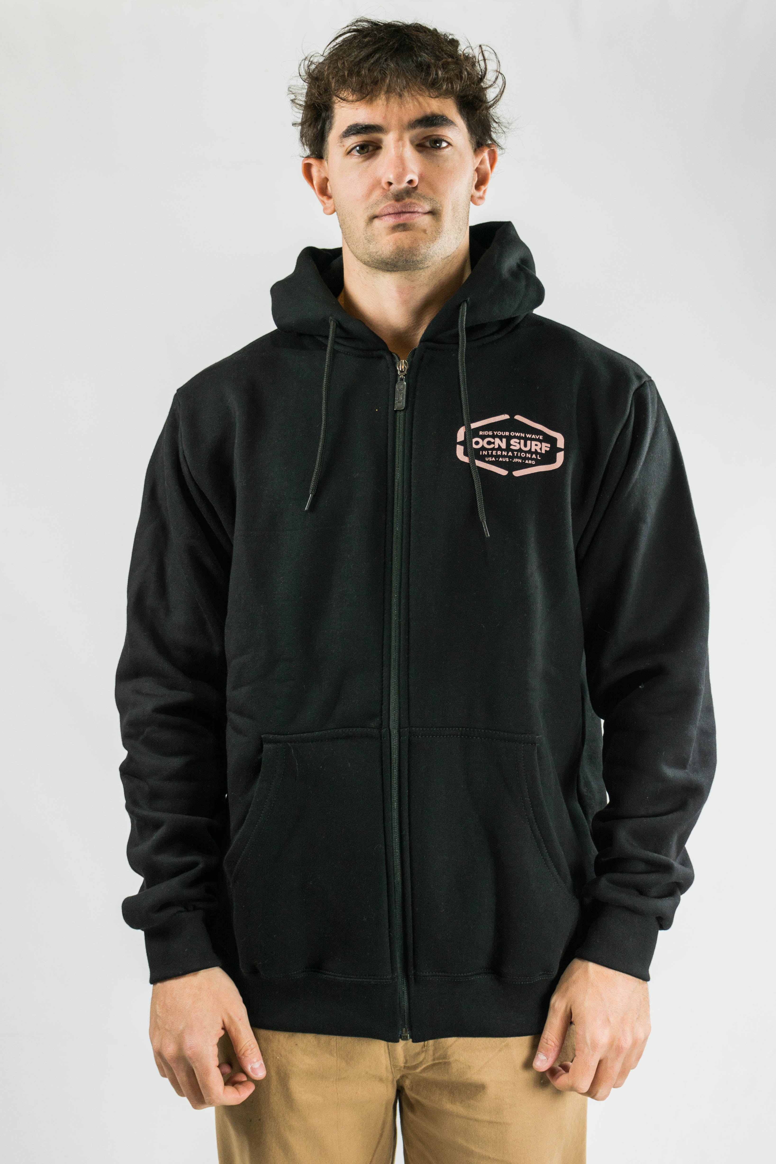Original Ocn H Black Campera Jacket - Stylish & Comfortable Outdoor Wear for Hiking, Camping & Travel