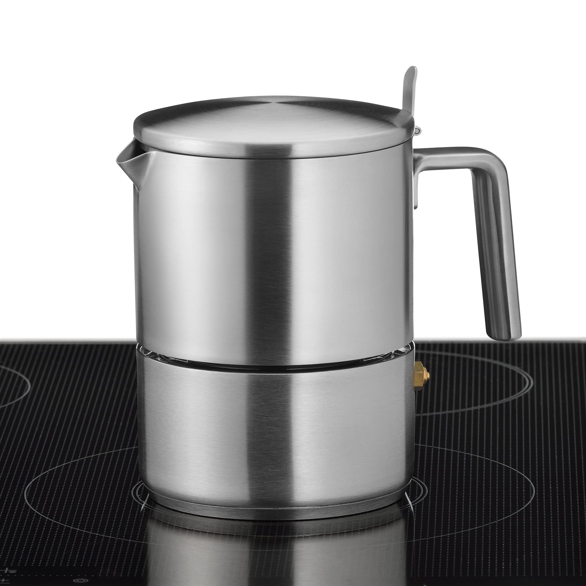 WMF Kult 6-Cup Espresso Maker, Stainless Steel Coffee Machine - Perfect for Home Brewing & Entertaining Guests