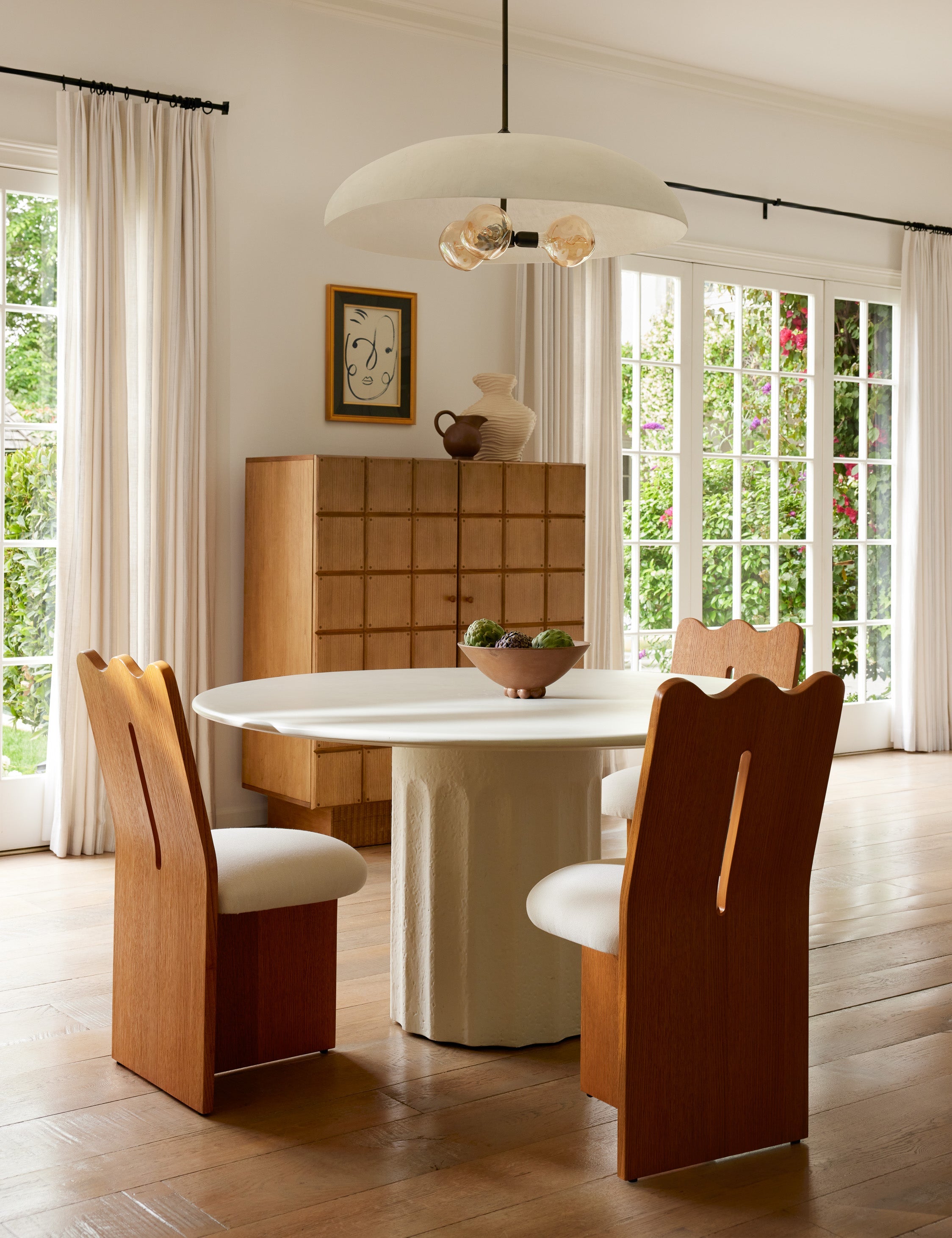 Sarah Sherman Samuel Brolly Pendant Light - Modern Minimalist Ceiling Fixture for Living Room, Bedroom & Dining Area