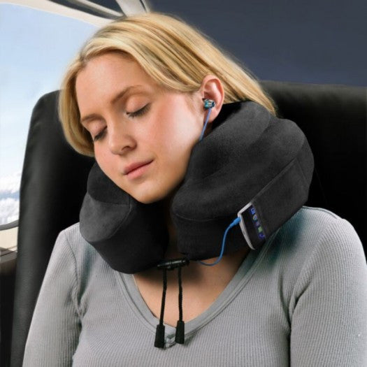 Cabeau Evolution Memory Foam Travel Pillow - Neck Support for Airplane, Car & Home Use - Comfortable & Portable for Long Flights, Road Trips & Relaxation