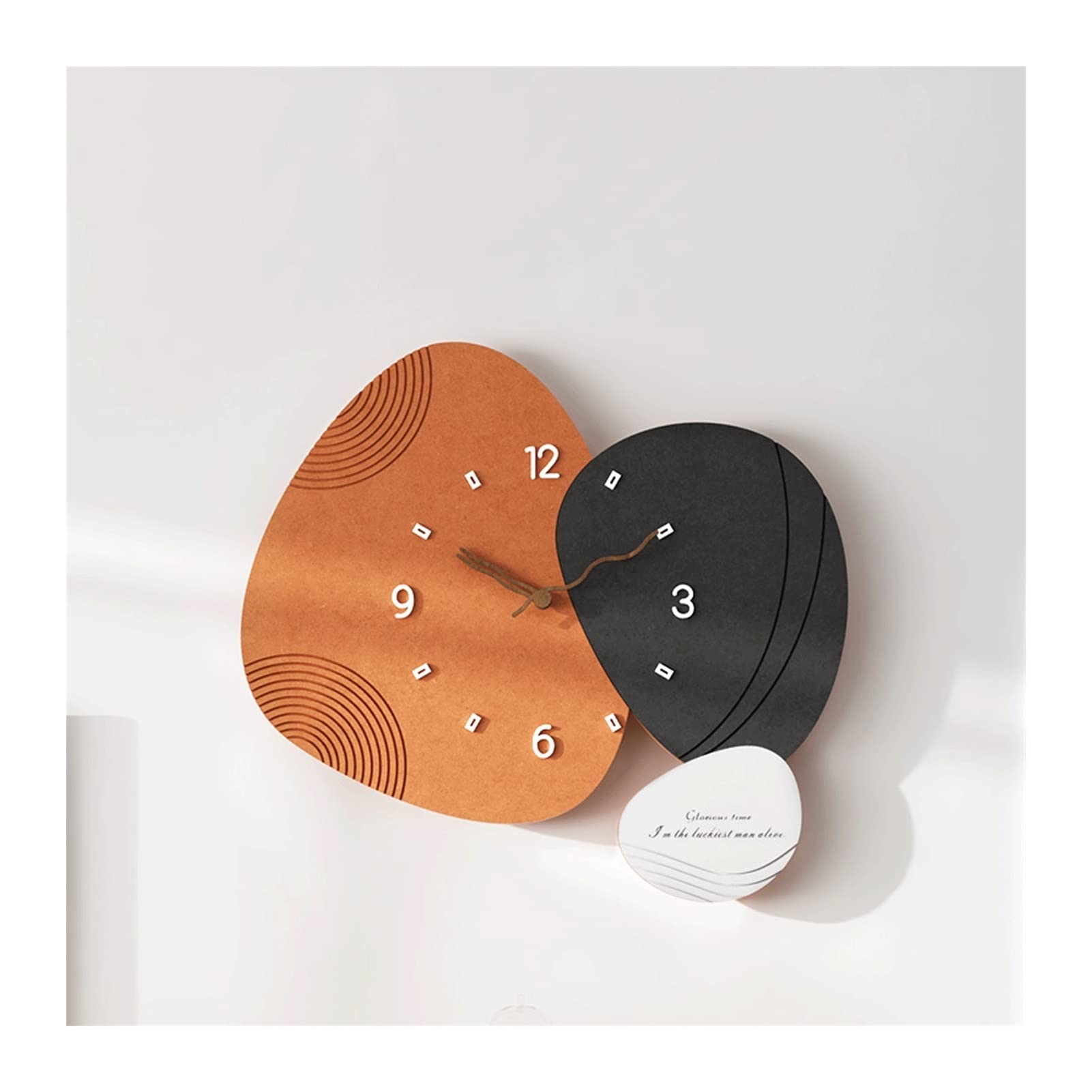 TOMYEUS Modern Wall Clock - Silent Quartz Clock for Living Room, Bedroom, Dining Room - Stylish Home Decor & Wall Art - Perfect for Home, Office, and Gift Giving
