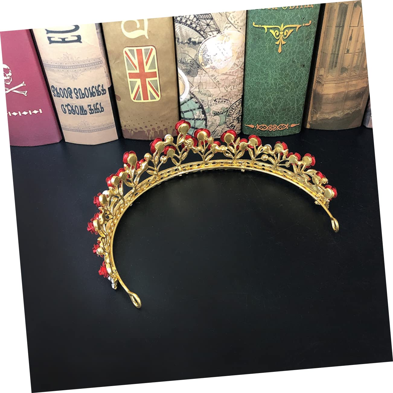 Beaupretty 3-Piece Rose Wedding Headdress Set - Elegant Rose Tiara Crown, Floral Hair Accessories for Brides, Quinceañeras & Halloween Costumes | Perfect for Weddings, Parties & Special Occasions