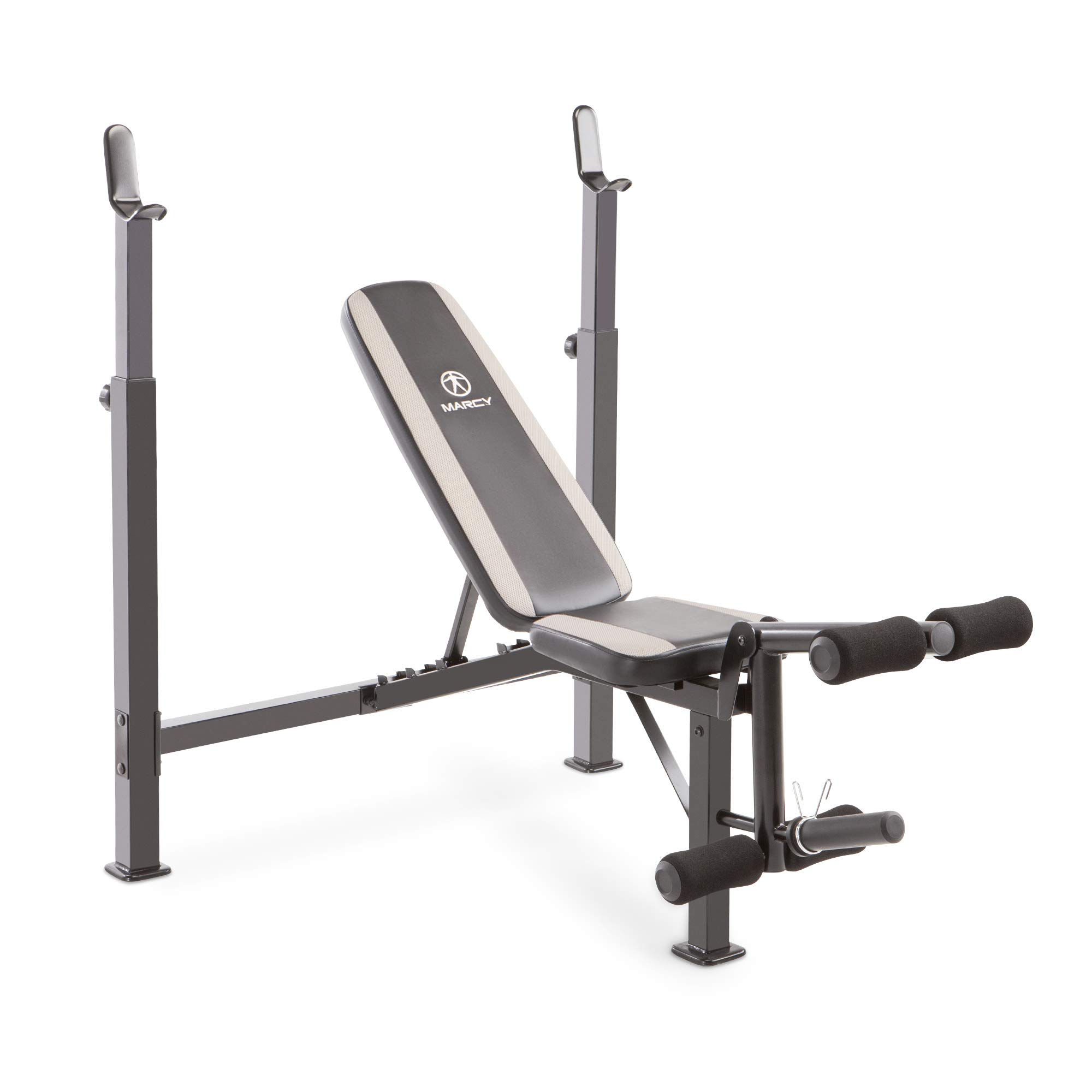 Marcy Olympic Weight Bench MWB-4491 - Adjustable Home Gym Equipment with Leg Developer for Strength Training & Full Body Workouts | Perfect for Home Gym, CrossFit & Fitness Enthusiasts