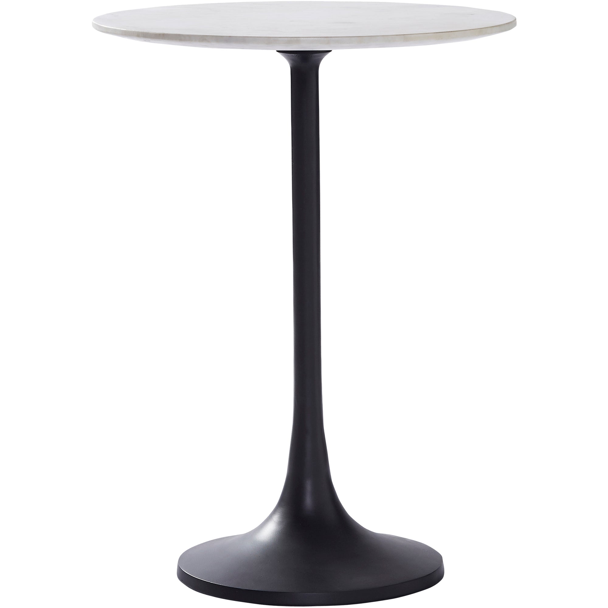 Mortain End Table - Modern Nightstand with Storage Shelf for Bedroom, Living Room & Office - Small Side Table with Sturdy Metal Frame & Wooden Top