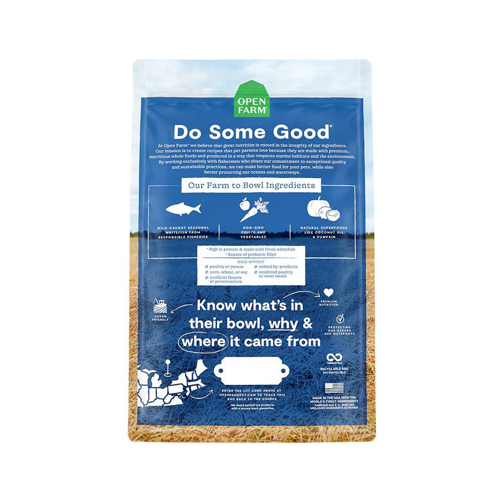Premium Whitefish Dry Dog Food - High Protein, Grain-Free Recipe for All Breeds & Ages - Perfect for Active Dogs & Sensitive Stomachs
