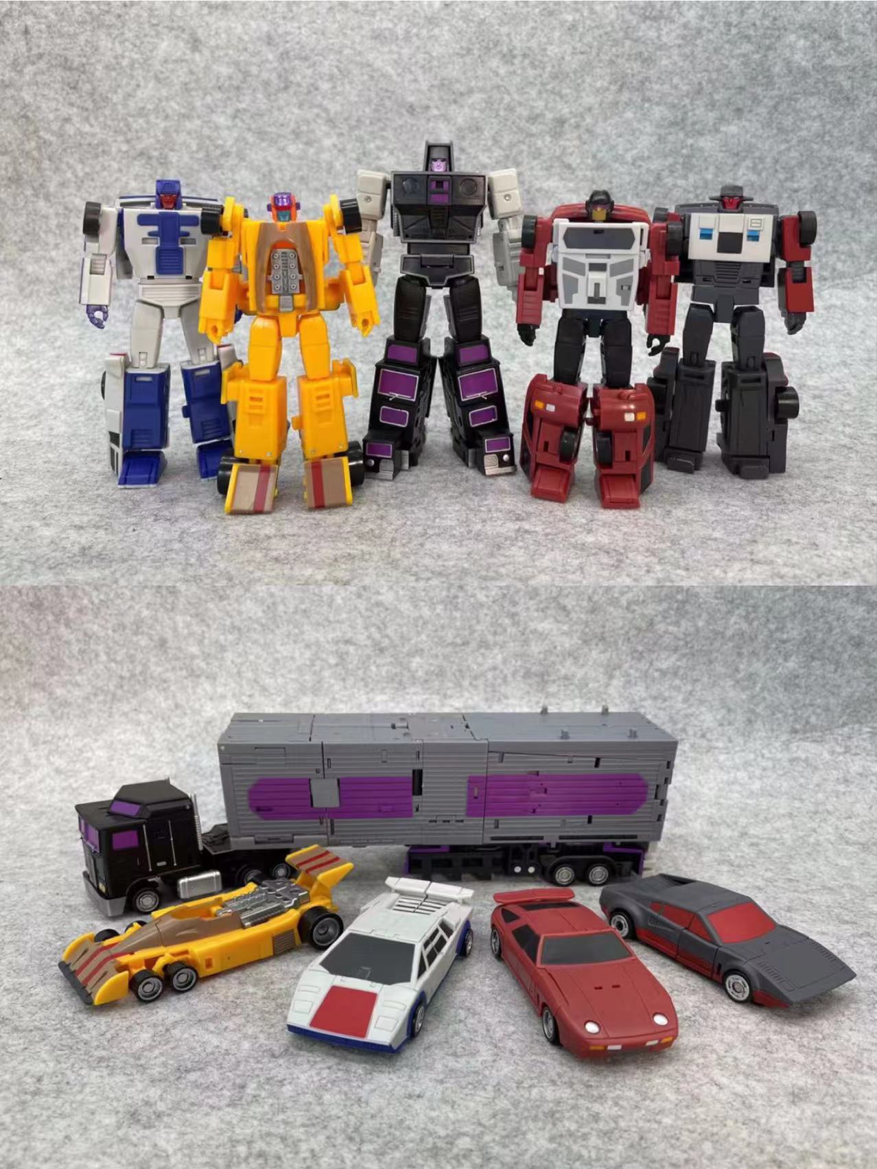 Deformed Automan BW 001 002 003 Fast Pioneer Car Masters Set - Collectible Action Figure Toy for Kids & Adults - Perfect for Display, Play, and Gifts