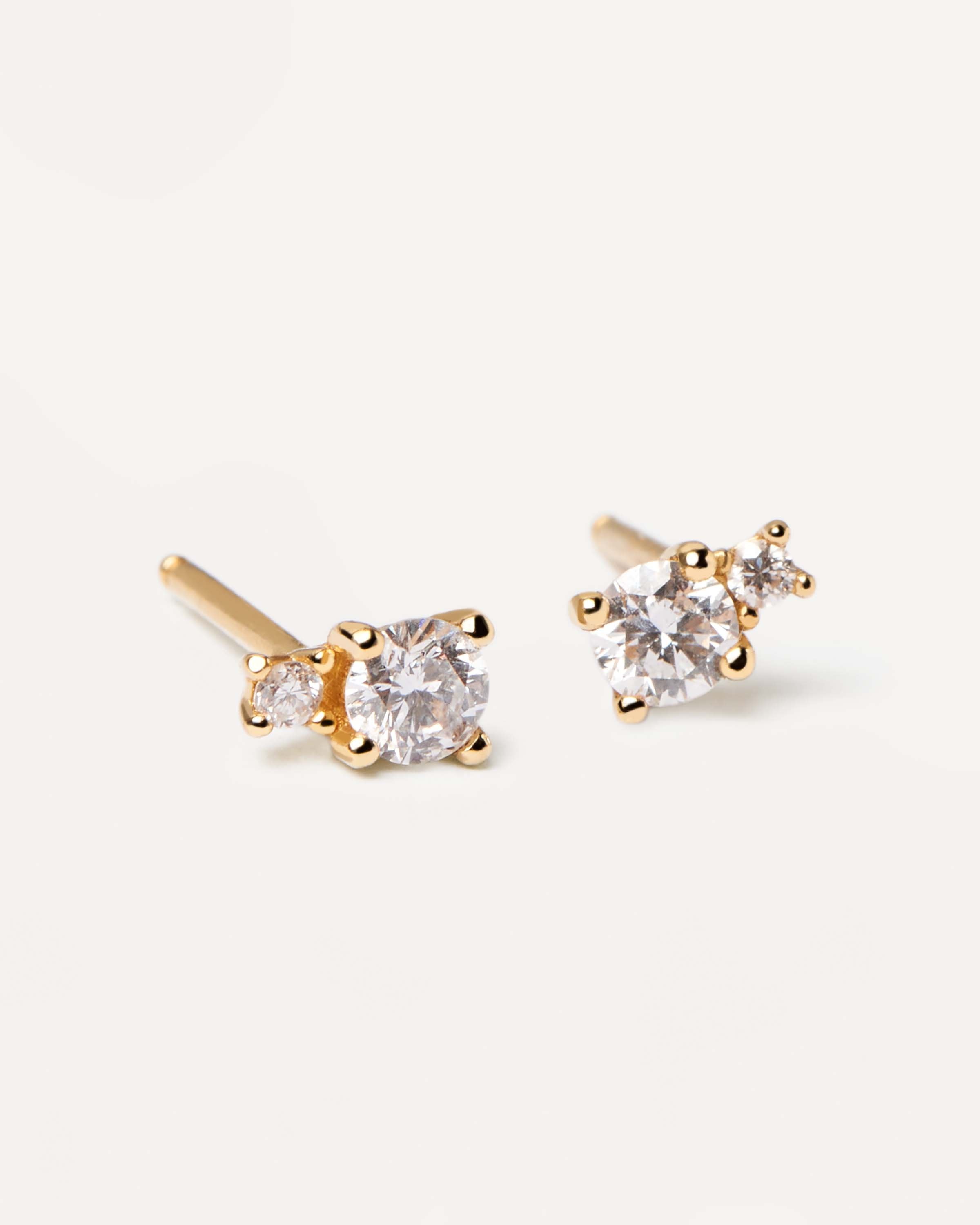 14K Gold Solitaire Diamond Stud Earrings for Women - Classic & Elegant Jewelry for Everyday Wear, Parties & Special Occasions