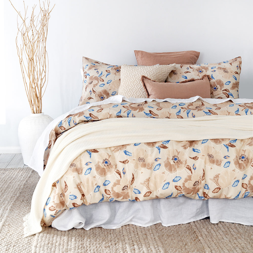 Faith Quilt Cover Set King Size - Soft Luxury Bedding Set with Premium Cotton Fabric - Perfect for Master Bedroom, Guest Room & Cozy Home Decor