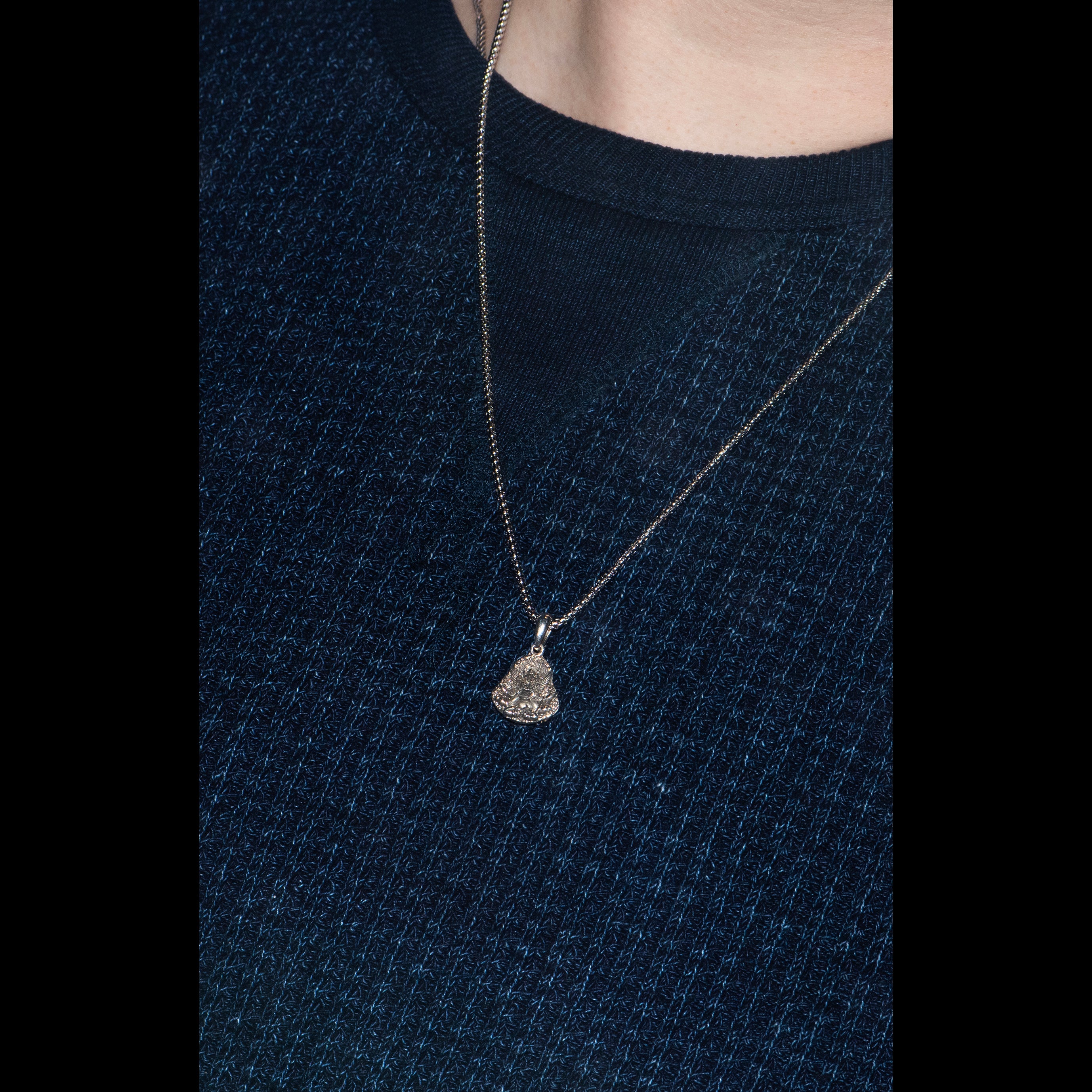 Buddha Pendant Necklace - Mirror of Mind Spiritual Jewelry for Meditation & Yoga | Perfect for Mindfulness Practice & Gift Giving