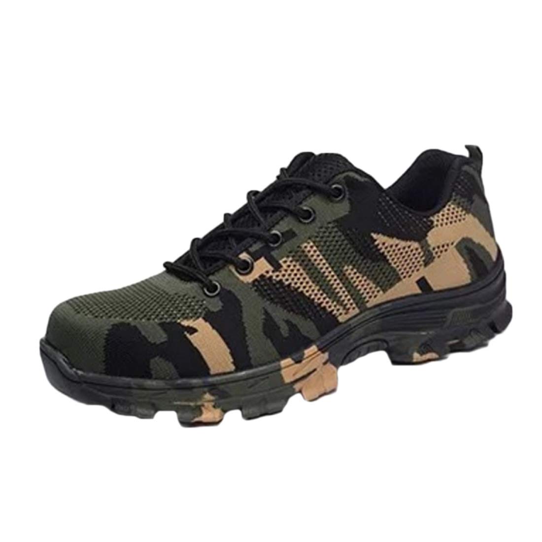 Fulision Unisex Safety Work Shoes - Breathable Protective Sports Shoes for Men & Women | Ideal for Construction, Warehouse, and Outdoor Activities