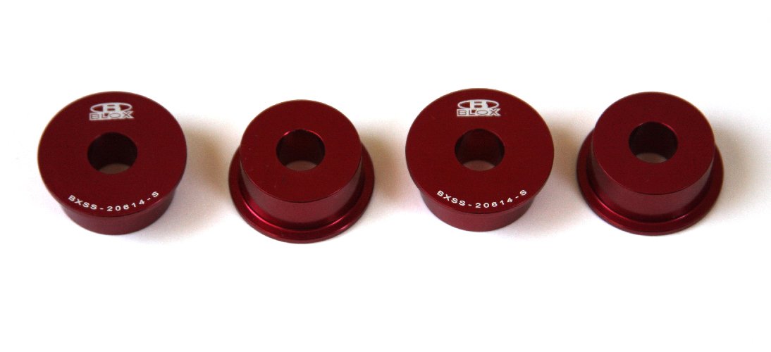 S2000 Steering Rack Rigid Bushing Kit - High Performance Red Polyurethane Bushings for Honda S2000 - Improves Steering Response & Reduces Play (Track Use, Street Performance, Auto Cross)