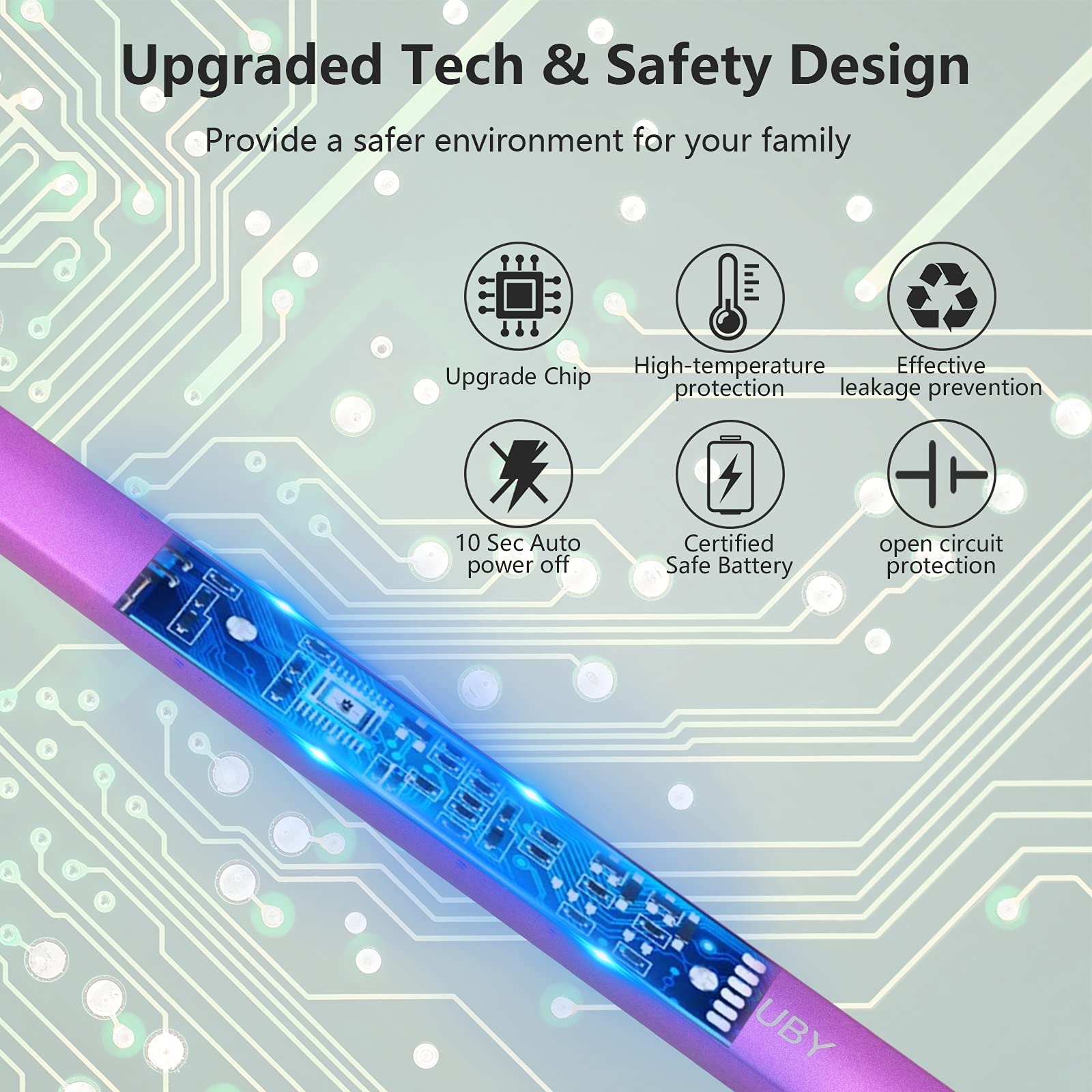 Rechargeable USB Electric Arc Lighter - Windproof Flameless Candle Lighter for Camping, BBQ, Birthday & Gifts (Purple) | Perfect for Women, Mom, Wife & Men | Great for Home, Outdoor & Special Occasions