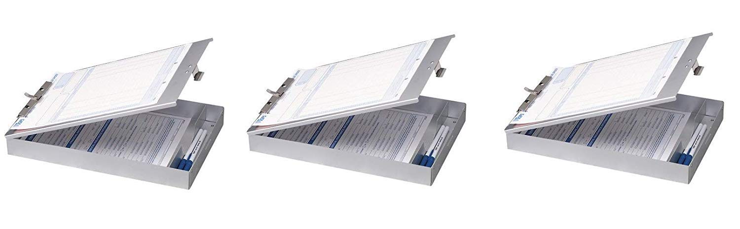 Premium Aluminum Storage Form Holder - Organize Documents, Files & Papers - Perfect for Office, Home & School Use
