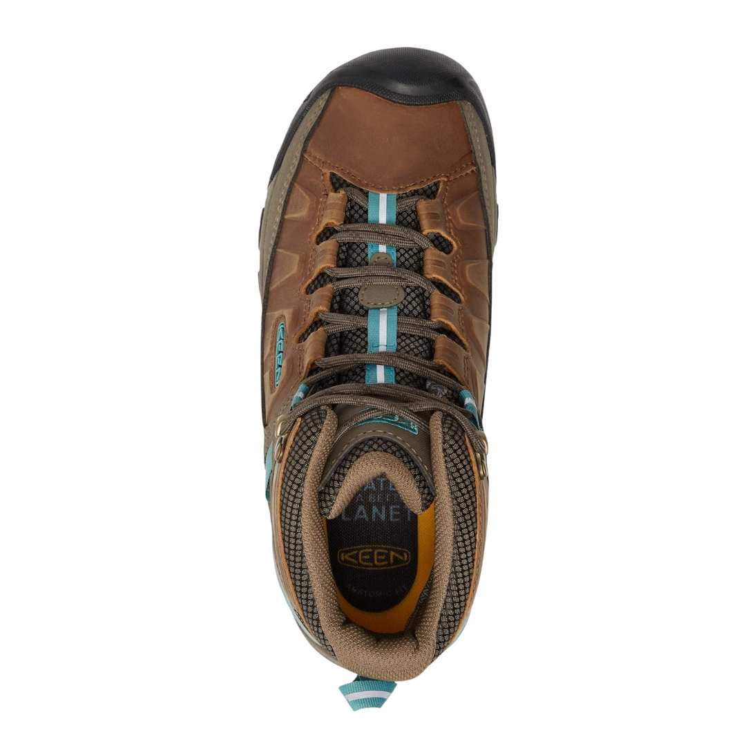 Women's Circadia Mid Waterproof Boot - Coconut/North Atlantic (Regular Width) - Perfect for Hiking, Rainy Days & Outdoor Adventures