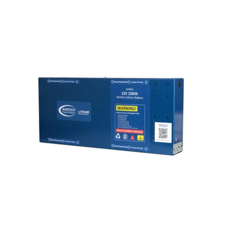 Baintech 12V 150Ah Slimline Lithium Battery - Lightweight & High-Performance for RVs, Boats, Solar Systems & Off-Grid Power