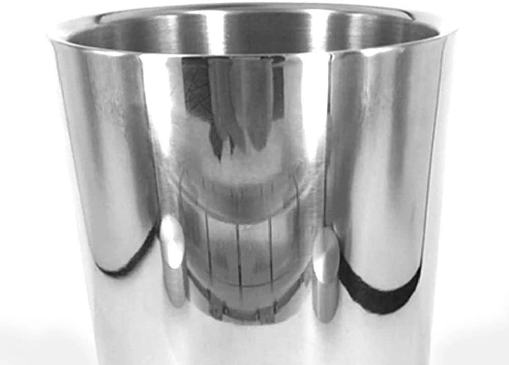Premium Stainless Steel Double-Walled Insulated Ice Bucket with Ice Tongs Set - Round Ice Cube Container for Cocktails, Wine Chilling & Party Serving