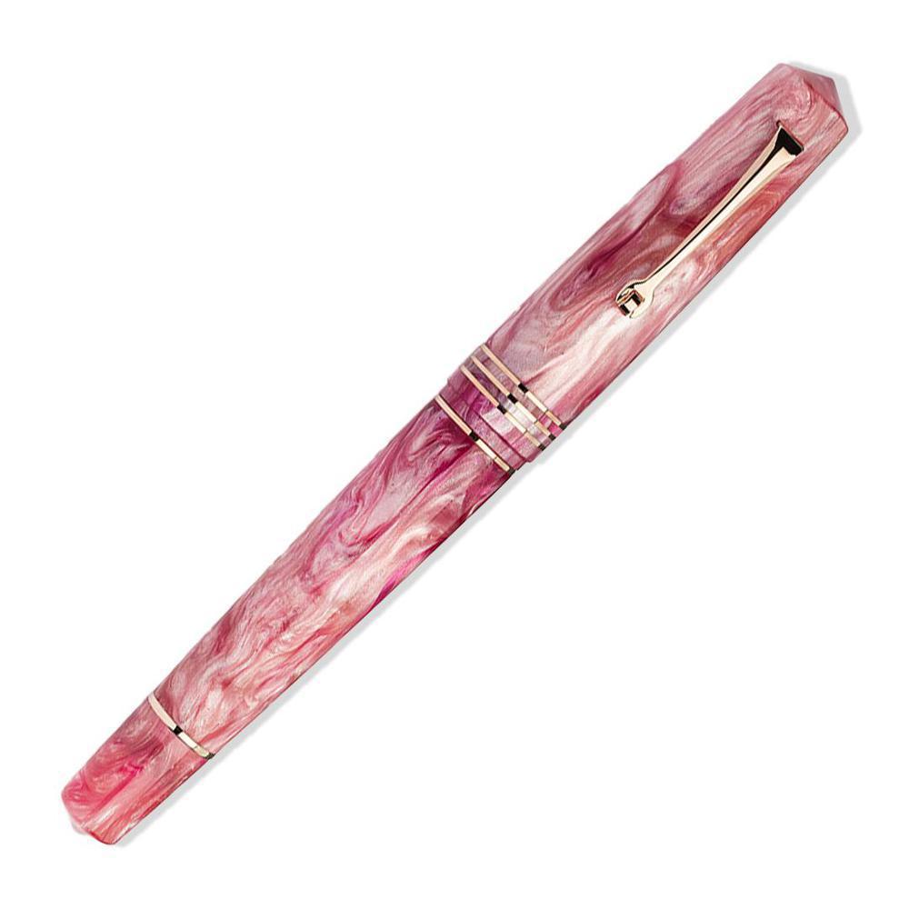 Leonardo Momento Zero Grande 2.0 Limited Edition Fountain Pen (2025) - The Power of Flower Design, 6mm Stainless Steel Nib - Perfect for Calligraphy, Journaling & Signature Writing