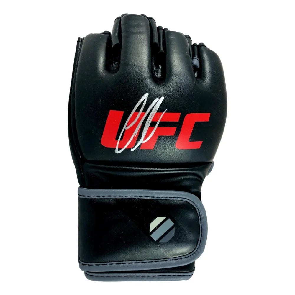 Cris Cyborg Signed UFC Black MMA Glove with JSA COA - Authentic Autographed Collectible for UFC Fans & Memorabilia Enthusiasts - Perfect for Display, Gifts, and Sports Collections