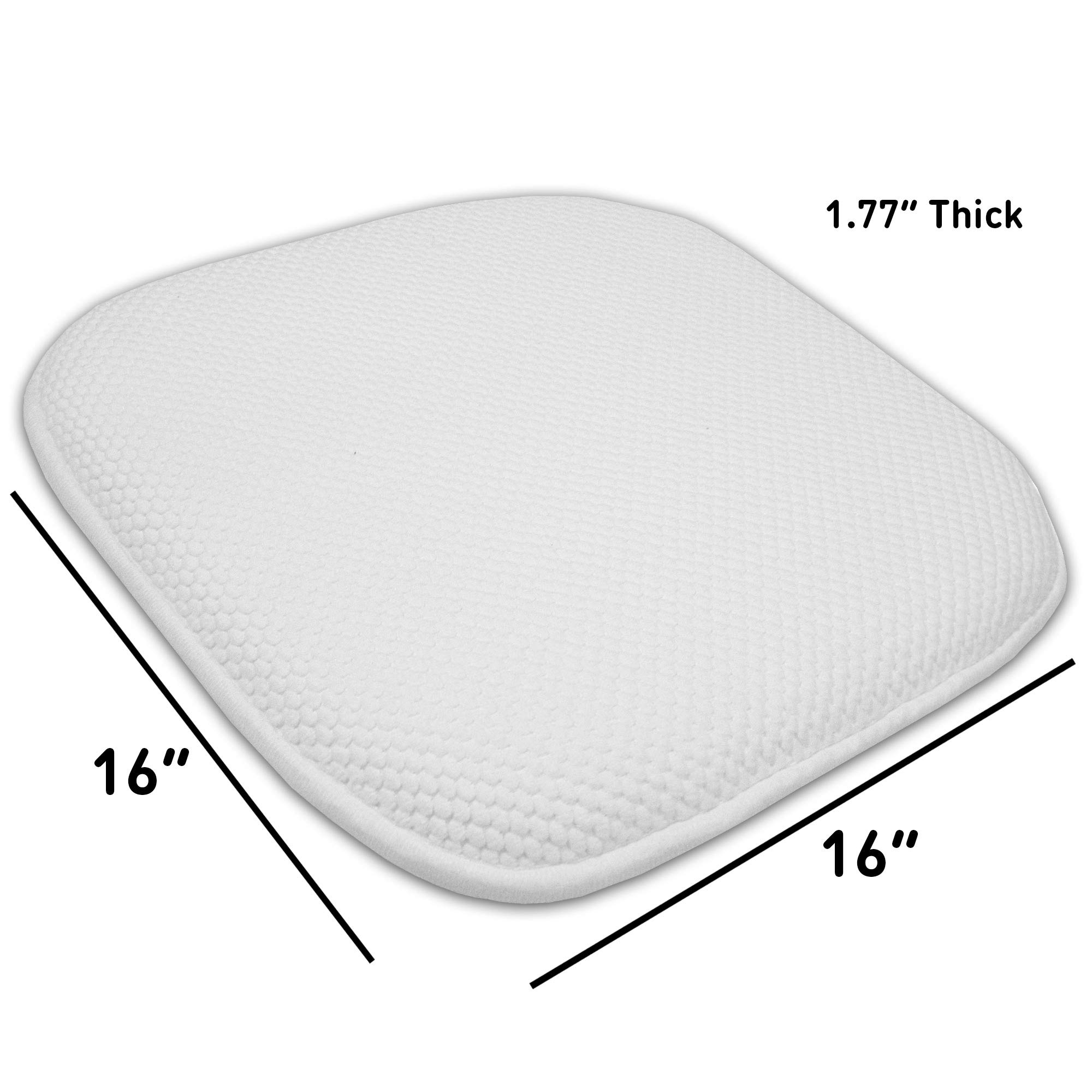 Sweet Home Collection Memory Foam Chair Cushion - 16
