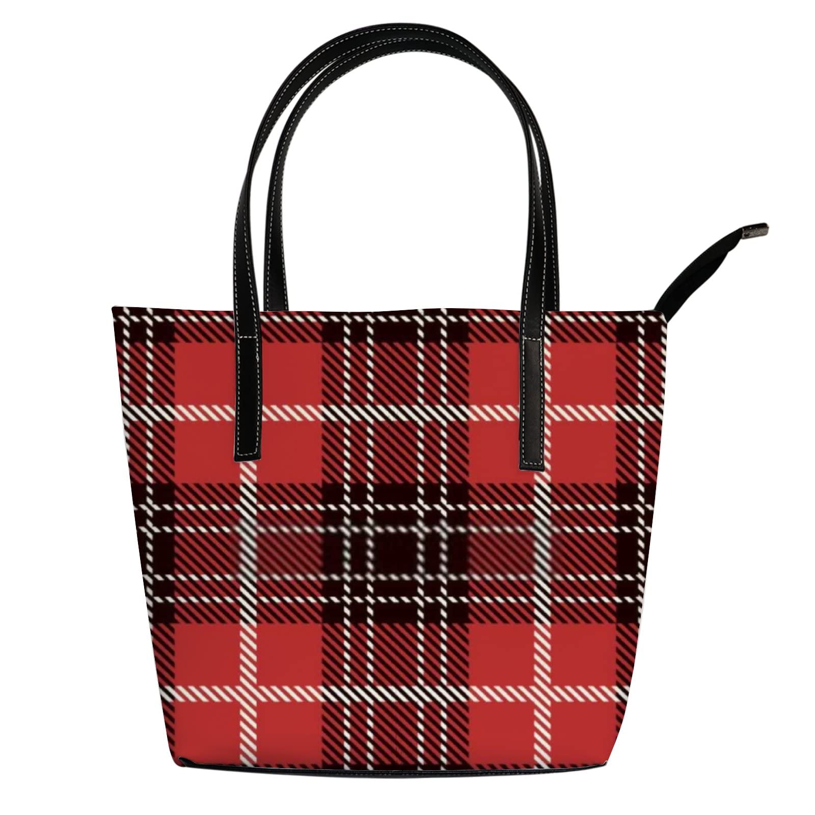 Premium Leather Tote Bag for Women - Stylish Crossbody Handbag with Zipper - Versatile Work & Travel Tote - Perfect for Office, Commute & Weekend Getaways