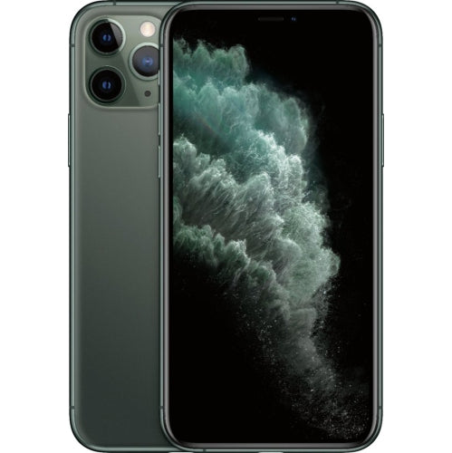 Apple iPhone 11 Pro 64GB Unlocked Smartphone - Midnight Green (Renewed) | 4G LTE, Triple Camera, Water Resistant | Perfect for Travel, Photography & Business Use