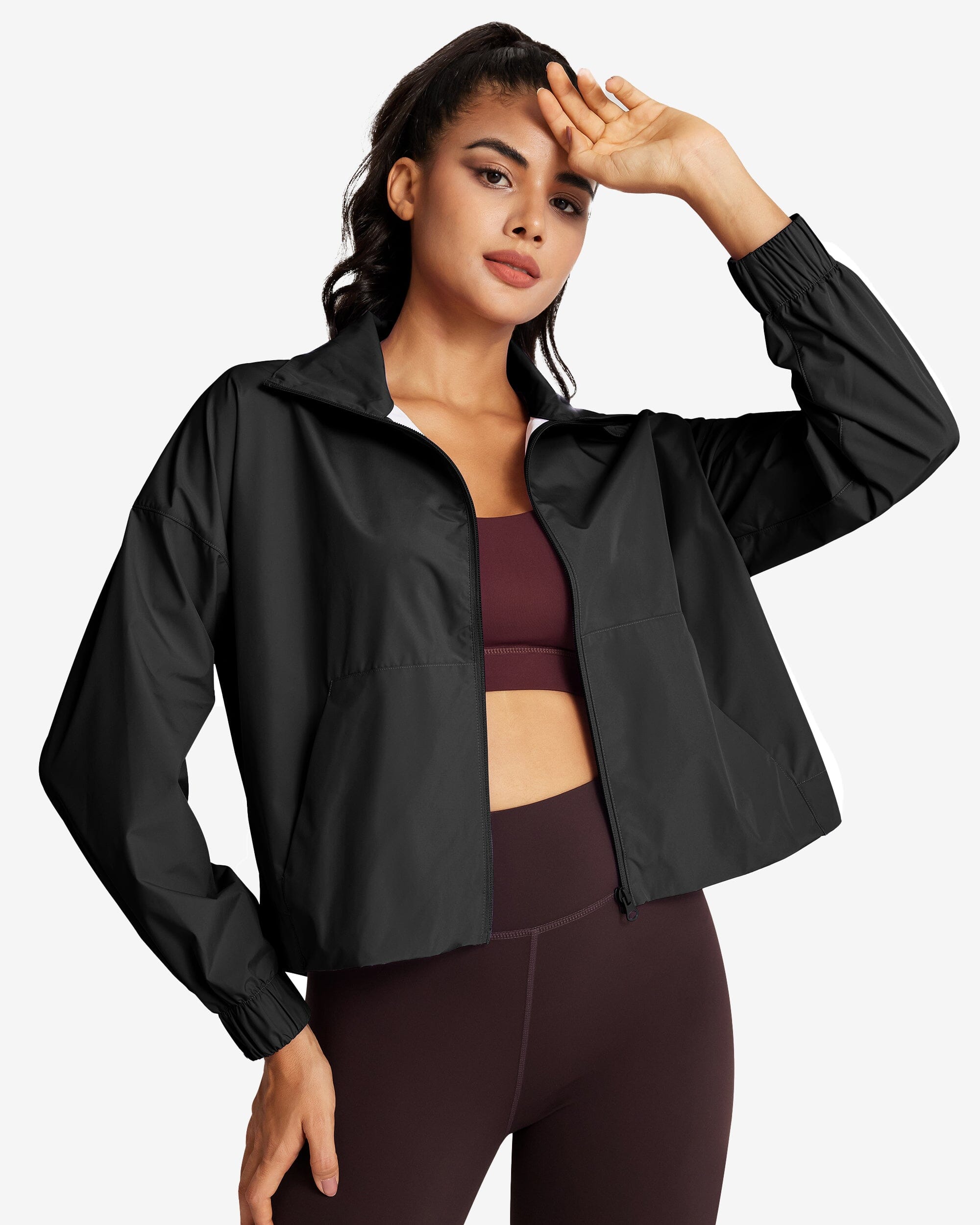 Lightweight Windbreaker Jacket for Men & Women - Waterproof Outdoor Running Hiking Travel Jacket - Perfect for Jogging, Camping & Spring Weather