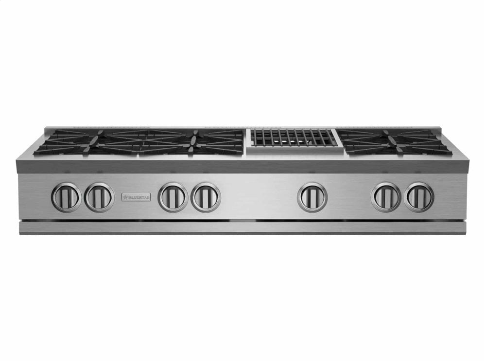 Bluestar RGTNB486CBV2 48-Inch Professional Gas Range Top with 12