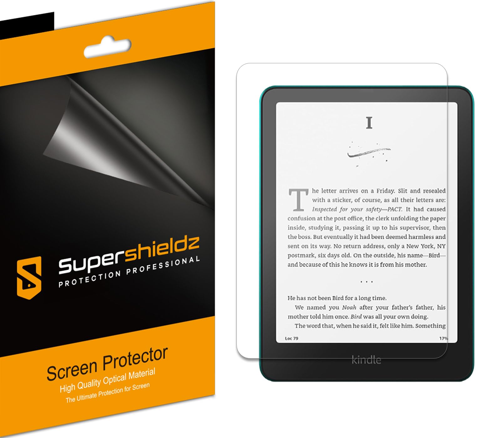 Supershieldz (3 Pack) Anti-Glare Matte Screen Protector for Kindle Paperwhite 7-inch (12th Gen 2024) & Signature Edition - HD Clear Protection, Scratch Resistant, Easy Installation - Perfect for Reading, Travel & Outdoor Use