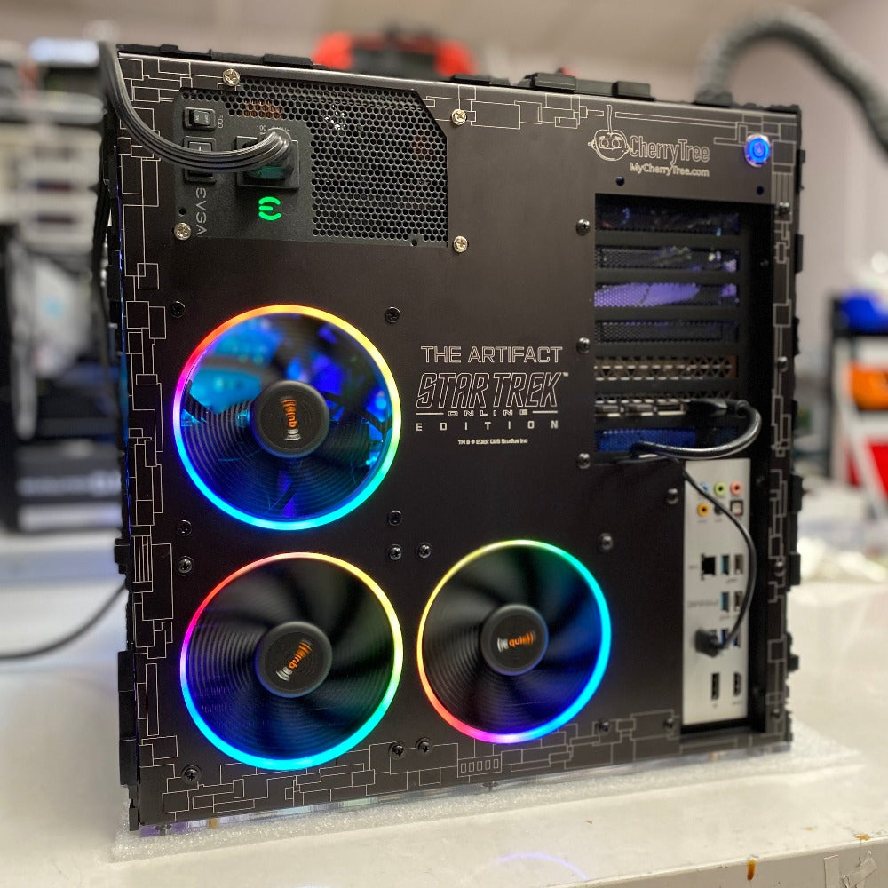 Star Trek STO Edition Borg Cube ATX Mid Tower PC Case - Perfect for Gaming & Sci-Fi Themed Builds