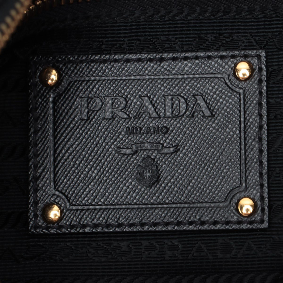 Prada Tessuto Saffiano Nylon Leather Messenger Bag for Men & Women - Black Luxury Crossbody Bag for Work, Travel & Everyday Use