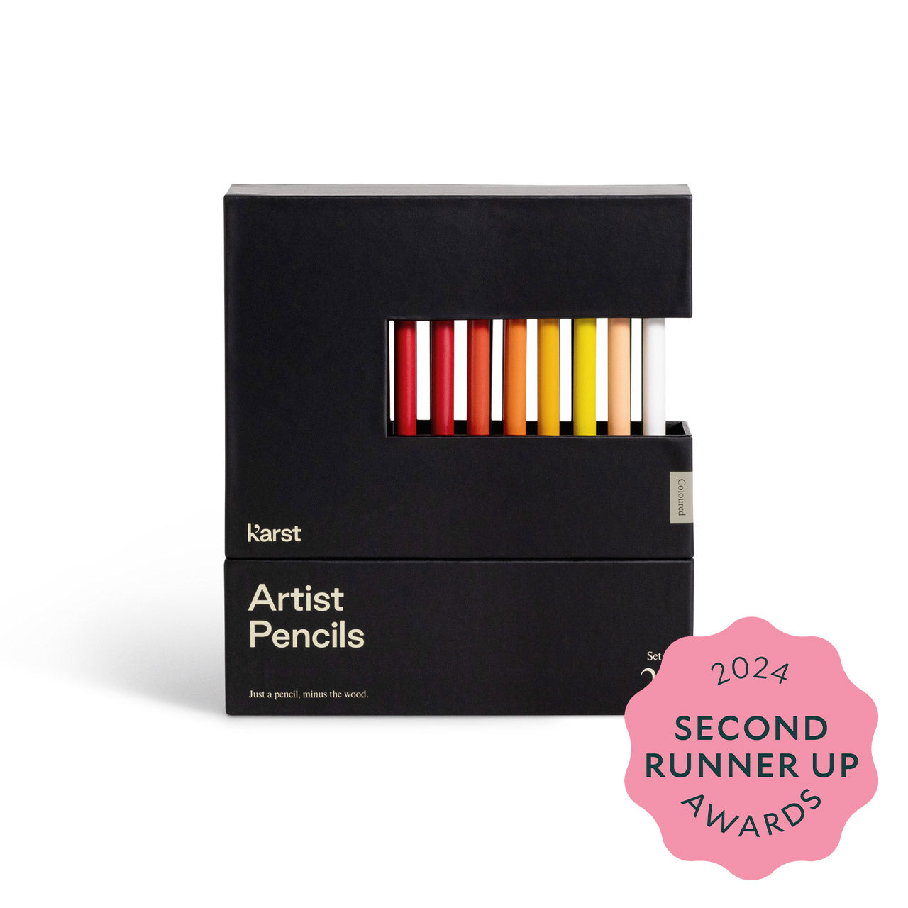 24-Piece Woodless Artist Pencils Set - Professional Colored Pencils for Drawing, Sketching & Shading - Perfect for Artists, Students & Adult Coloring Books