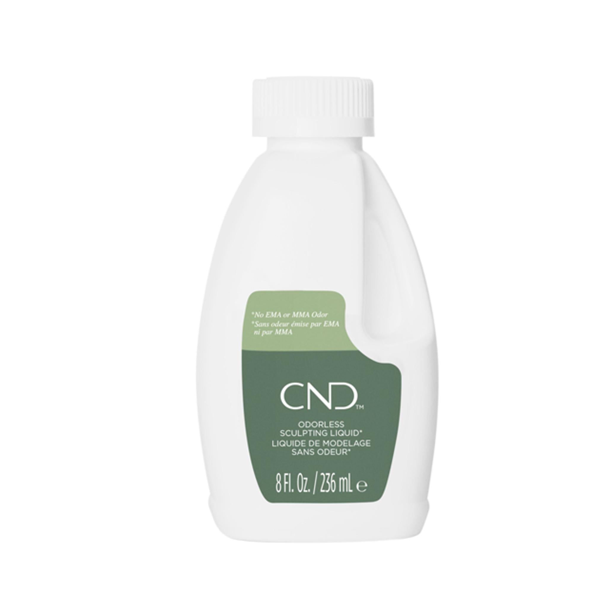 CND Enhancements Odorless Nail Sculpting Liquid - Professional Acrylic Nail Extension Kit for Salon & Home Manicure