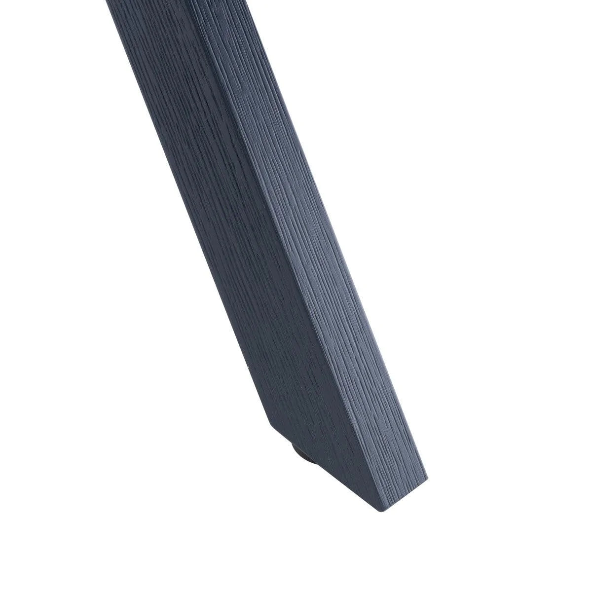 Modern Navy Blue Nightstand with One Drawer - Stylish Cross Base Design for Bedroom, Living Room, or Office