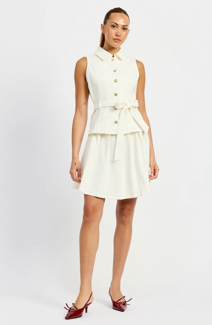 Oaklynn Denim Mini Dress for Women - Stylish Stretch Denim Short Dress, Casual & Party Wear, Perfect for Day Out, Date Night, and Summer Vacations
