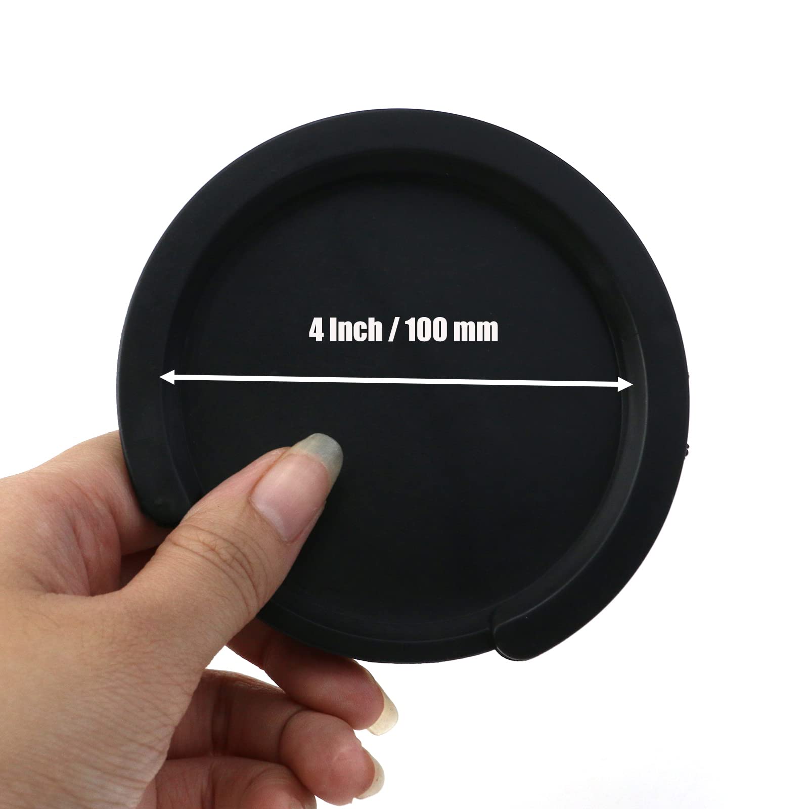 2-Pack 3.35 Inch Soft Rubber Guitar Soundhole Cover for 38-41 Inch Acoustic Guitars - Dust Protection & Feedback Reduction for Live Performances & Home Practice