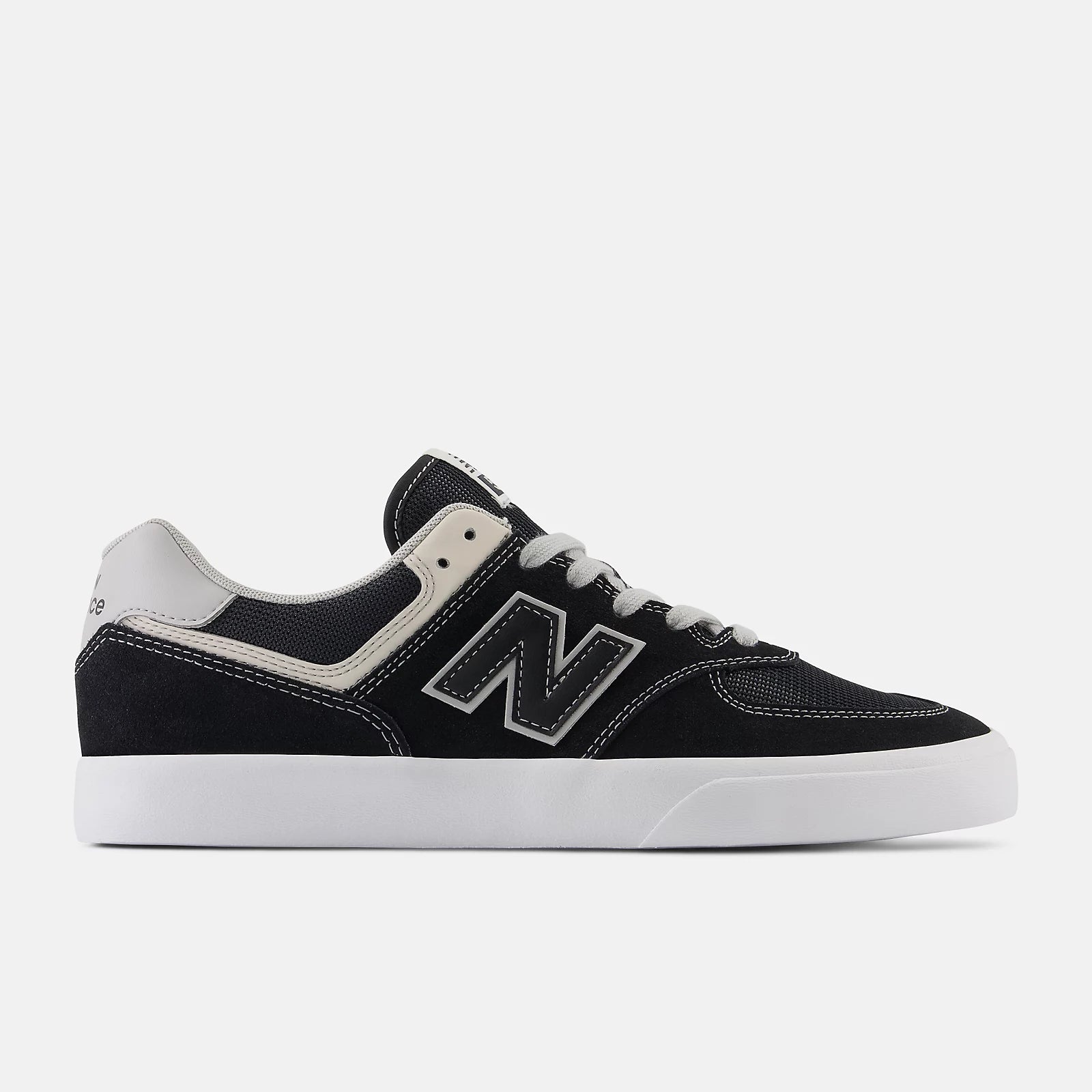 New Balance Numeric 574 Vulc Skate Shoes for Men - Black/Grey (NM574VCB) | Comfortable & Durable Sneakers for Skateboarding, Casual Wear & Street Style