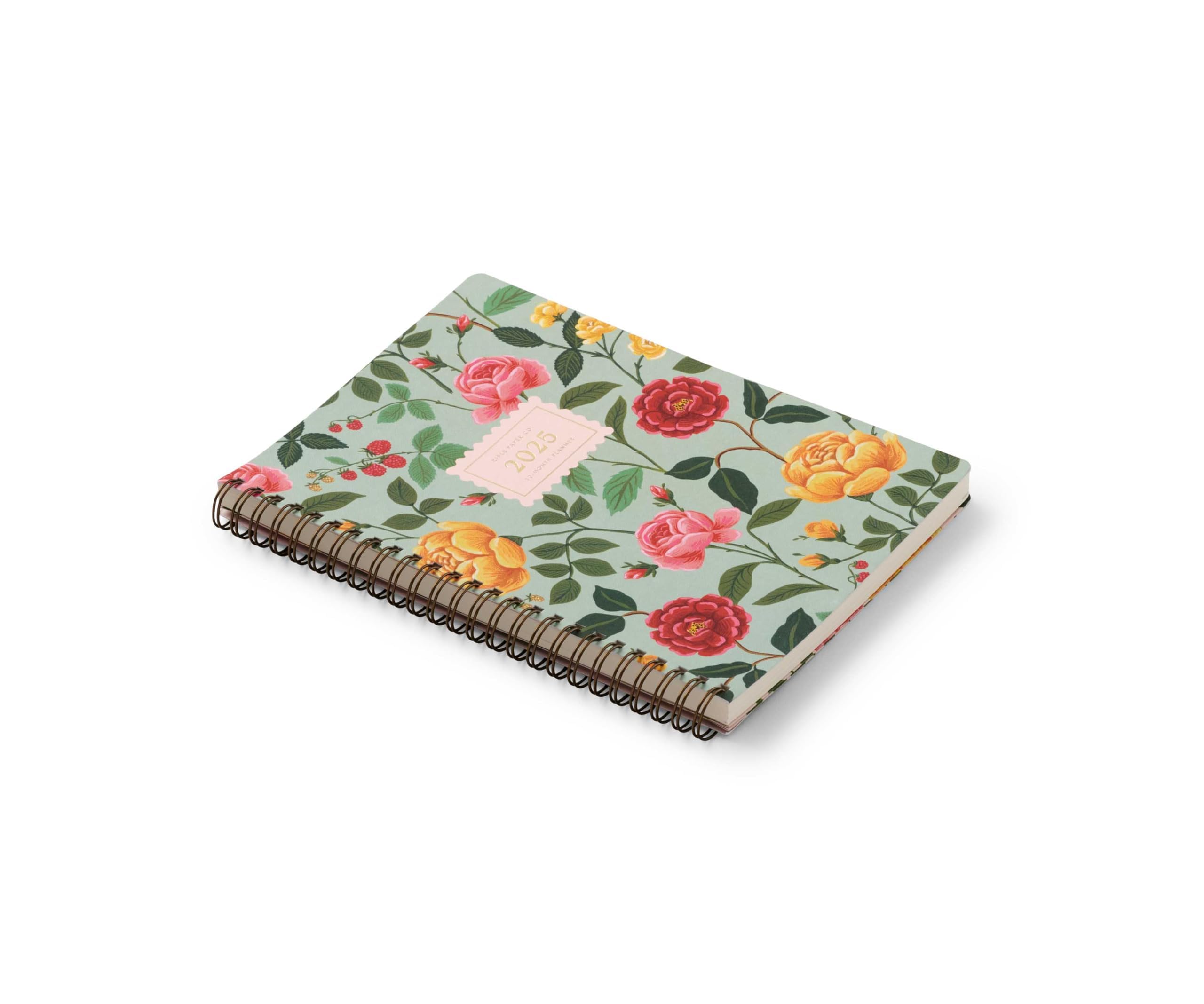 RIFLE PAPER CO. 2025 12-Month Soft Cover Spiral Planner | 6.25