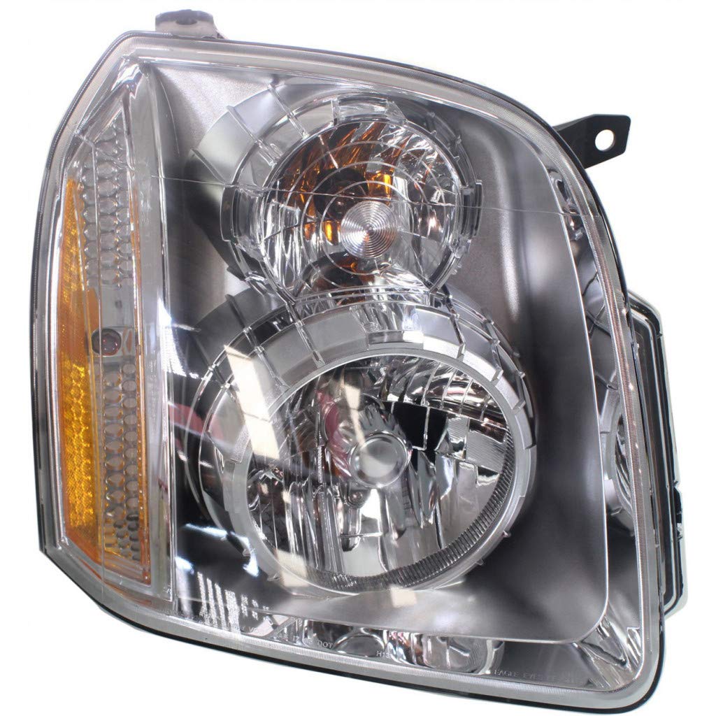 GMC Yukon/Yukon XL 1500 Headlight Assembly Passenger Side (2007-2014) - Halogen Replacement for Denali Model - GM2503318 & 20969897 - Perfect for Night Driving & Off-Road Adventures