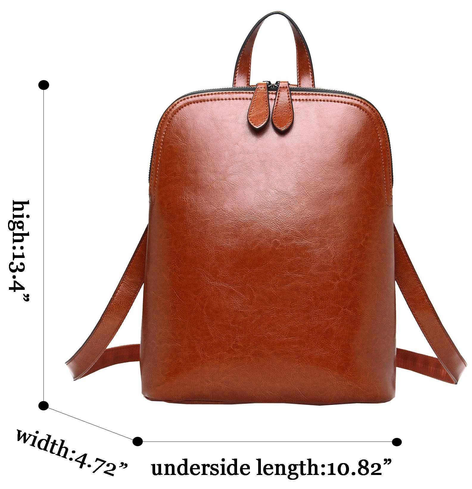 HESHE Women's Convertible Backpack Purse - Stylish Multipurpose Satchel Handbag, Shoulder Bag & Travel Bag for Work, School & Daily Use